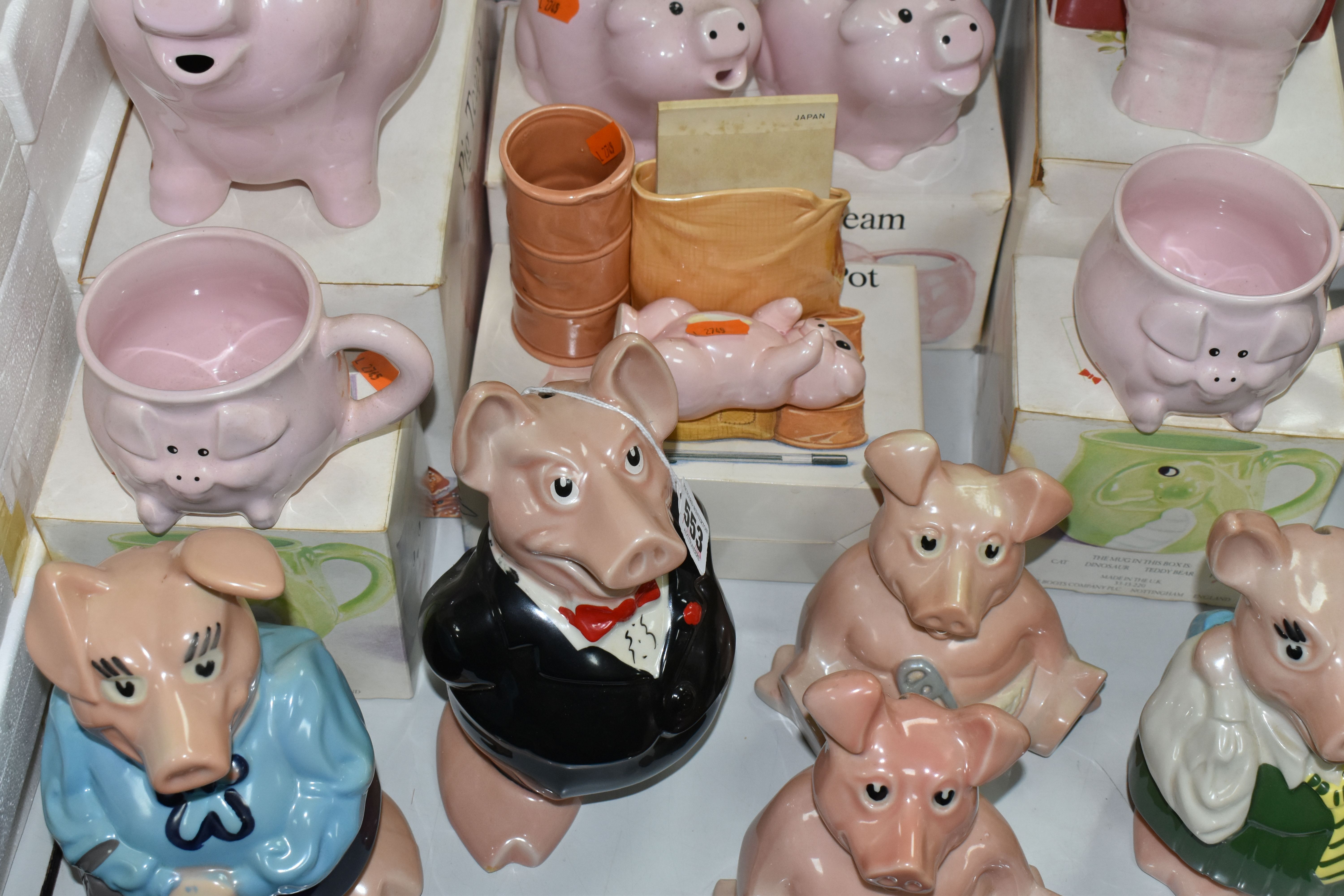 A COLLECTION OF PIG THEMED CERAMICS, to include five Wade Nat West piggy banks: Sir Nathaniel (toe - Image 3 of 6