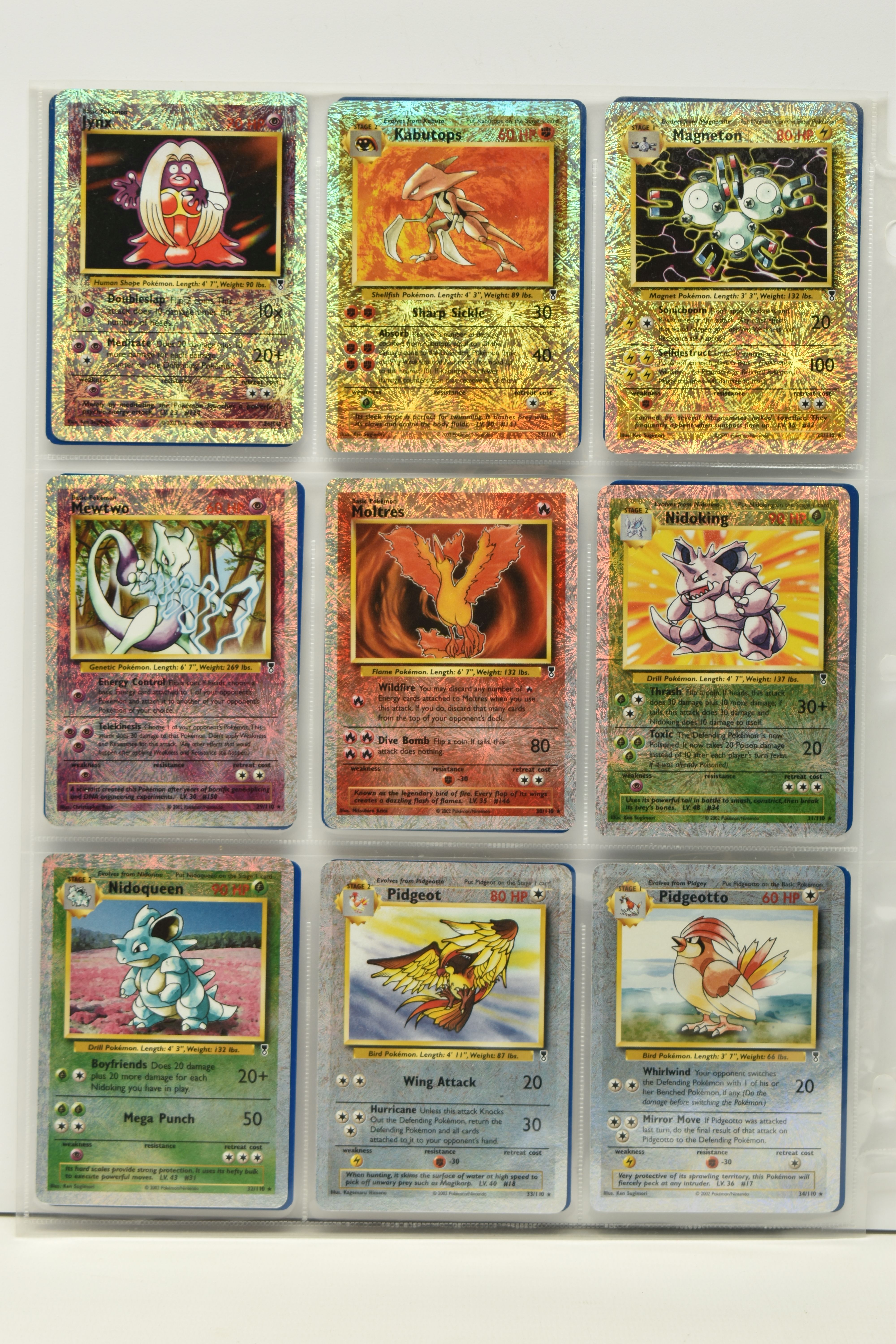 POKEMON COMPLETE LEGENDARY COLLECTION MASTER SET, all cards are present, including their reverse - Image 16 of 25