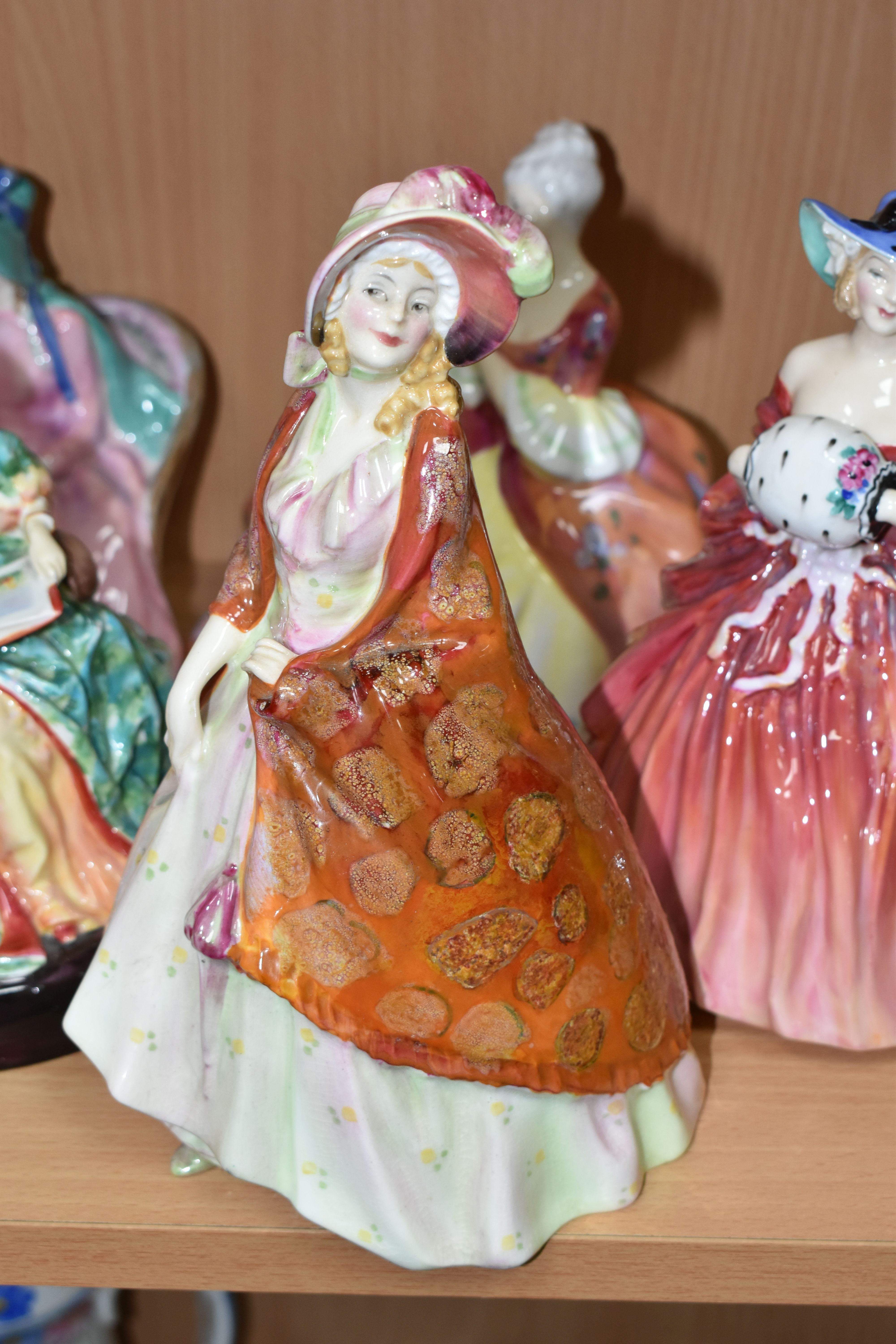 A GROUP OF ROYAL DOULTON FIGURES, comprising 'The Leisure Hour' HN2055, 'Genevieve' HN1962, 'The - Image 2 of 5