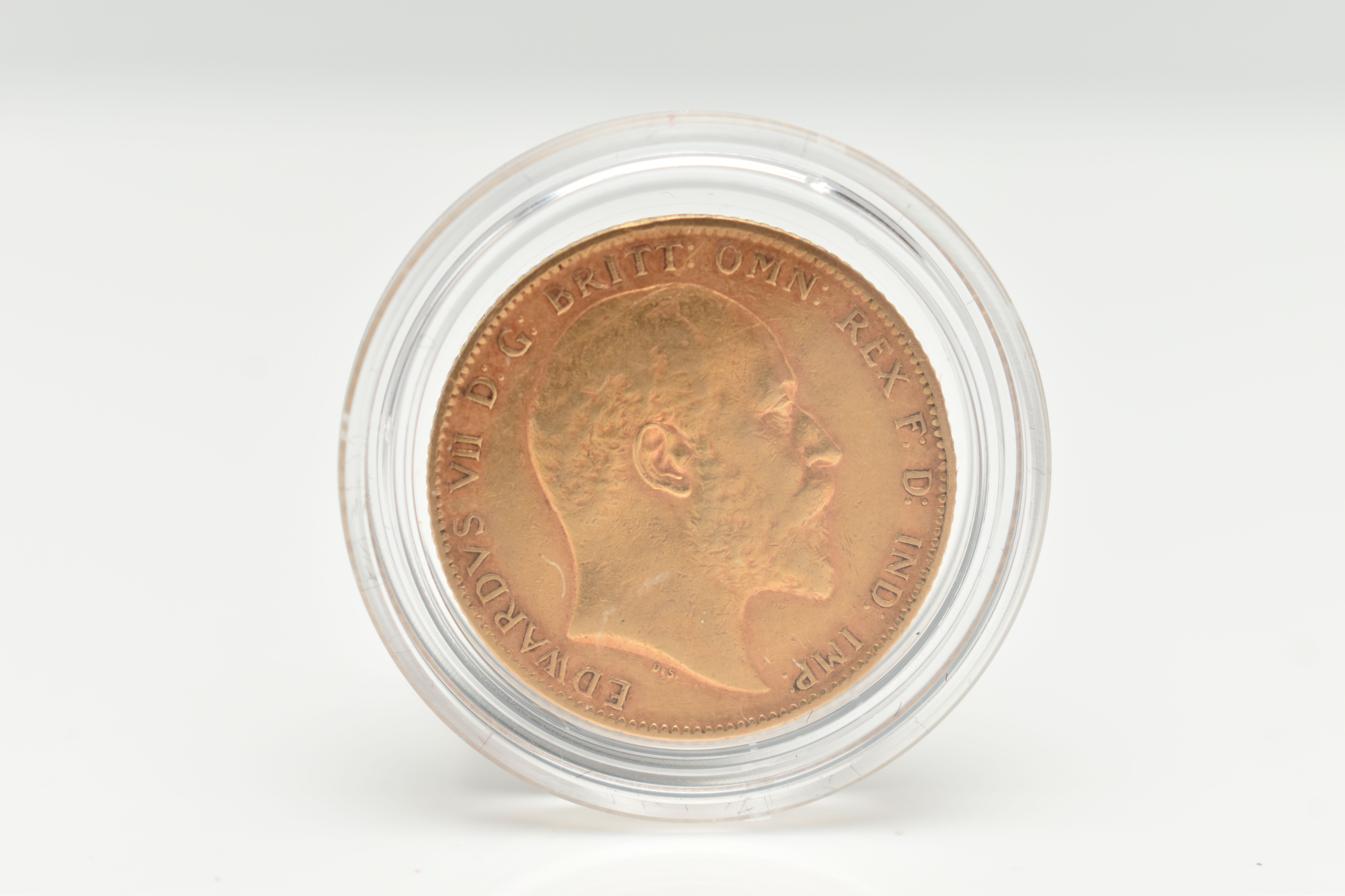 A FULL GOLD SOVEREIGN 1903 DEPICTING EDWARD VII, 22ct, 7.98 gram, 22.05mm diameter - Image 2 of 2