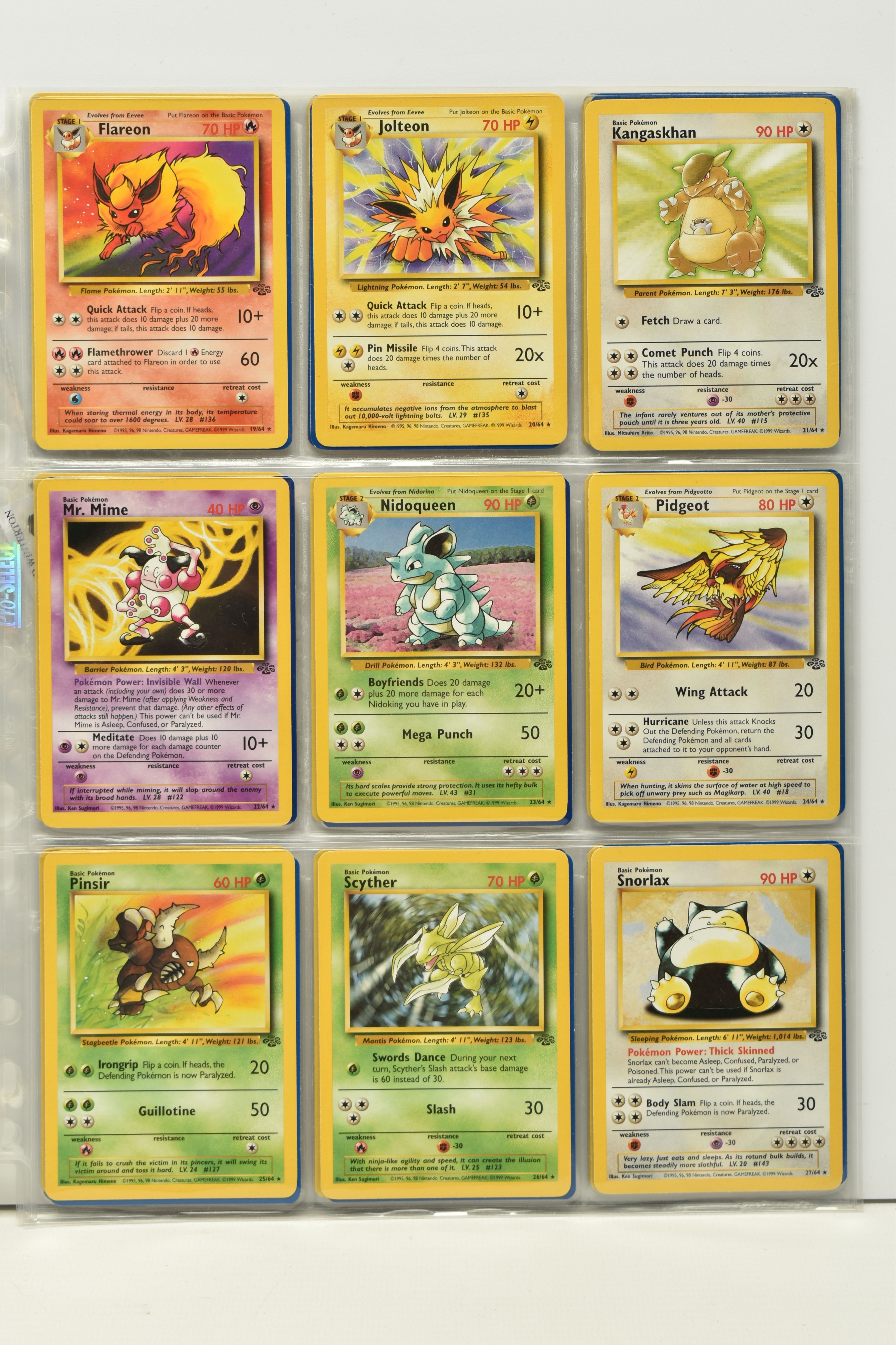 POKEMON COMPLETE JUNGLE SET, all 64 cards are present, no first editions are included, condition - Image 3 of 8