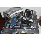 SEGA MEGADRIVE GAMES AND GRANDSTAND ASTRO WARS BOXED, MegaDrive games include The Terminator,