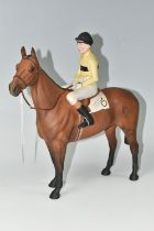 A BESWICK ARKLE FIGURE, Beswick Connoisseur model of Arkle with Pat Taaffe up, from the