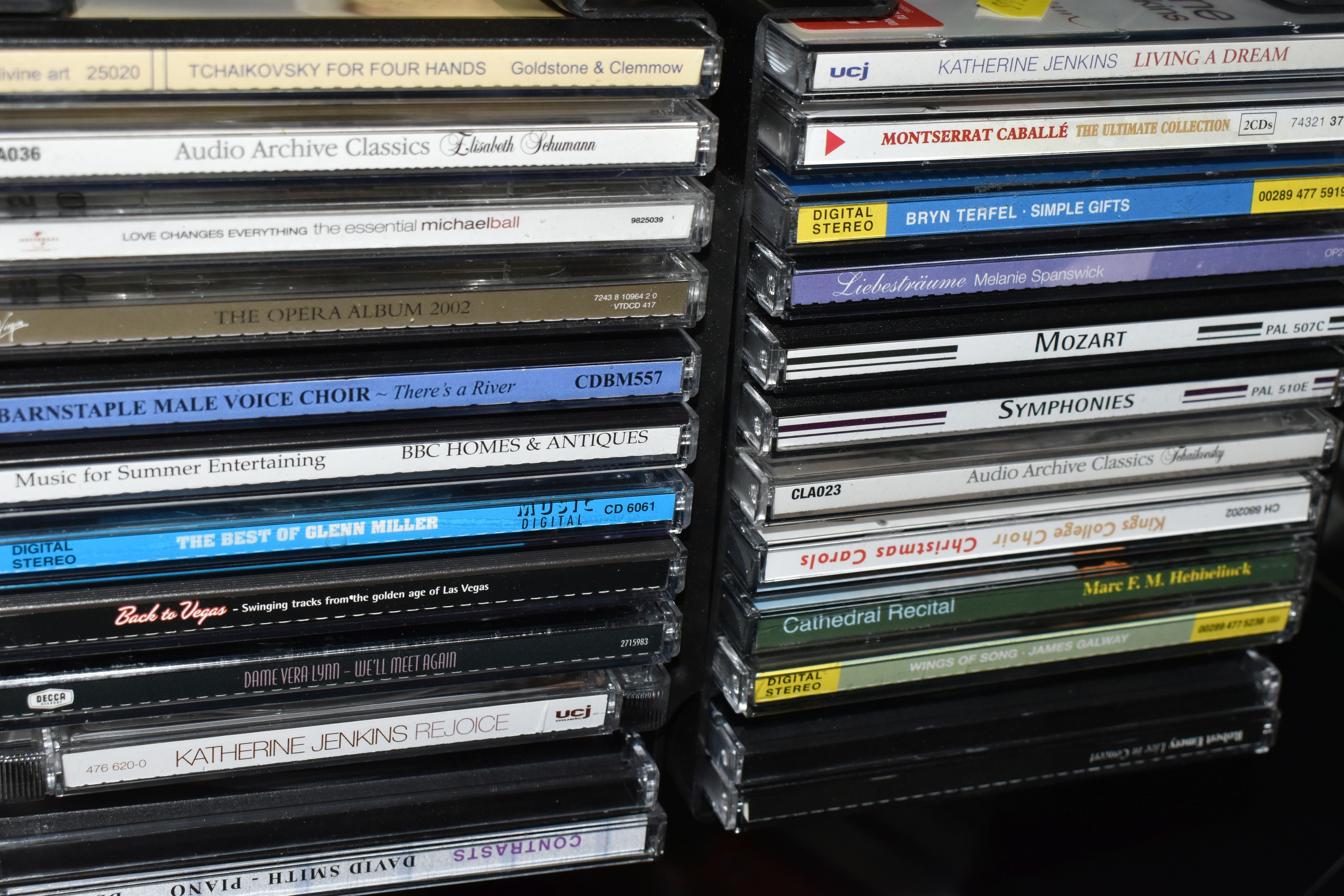EIGHT CASES OF VARYING SIZE CONTAINING A LARGE COLLECTION OF LPS, CDS, CASETTE TAPES, including - Image 2 of 5