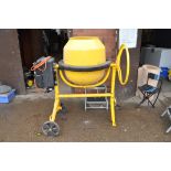 AN ATCO TOP 1402 HR ELECTRIC CEMENT MIXER 240V (PAT pass and working) approx drum size 55cm diameter