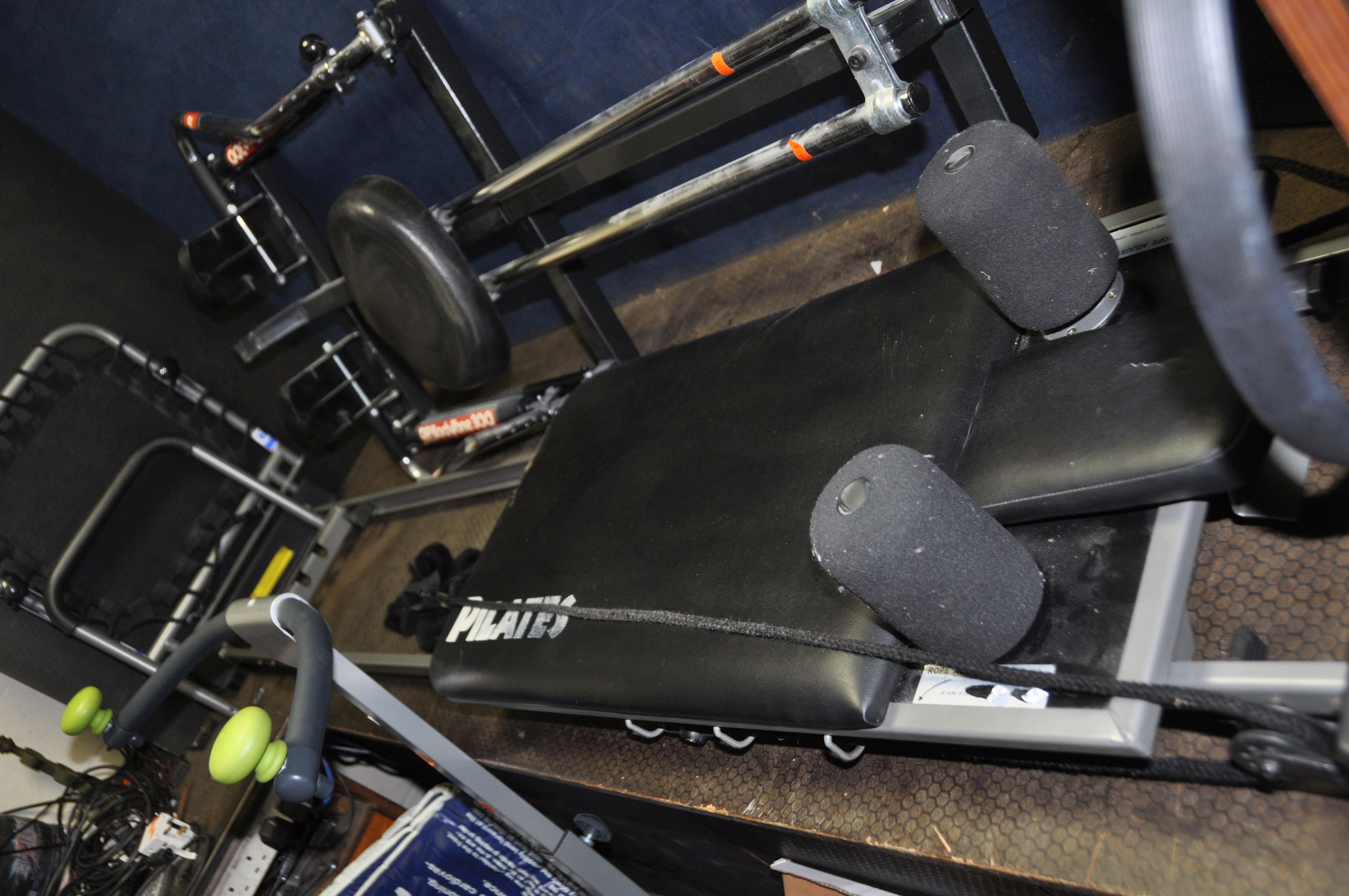 A COLLECTION OF EXERCISE EQUIPMENT including a DP Bodytone 300 rowing machine, an Aero Pilates - Image 4 of 4