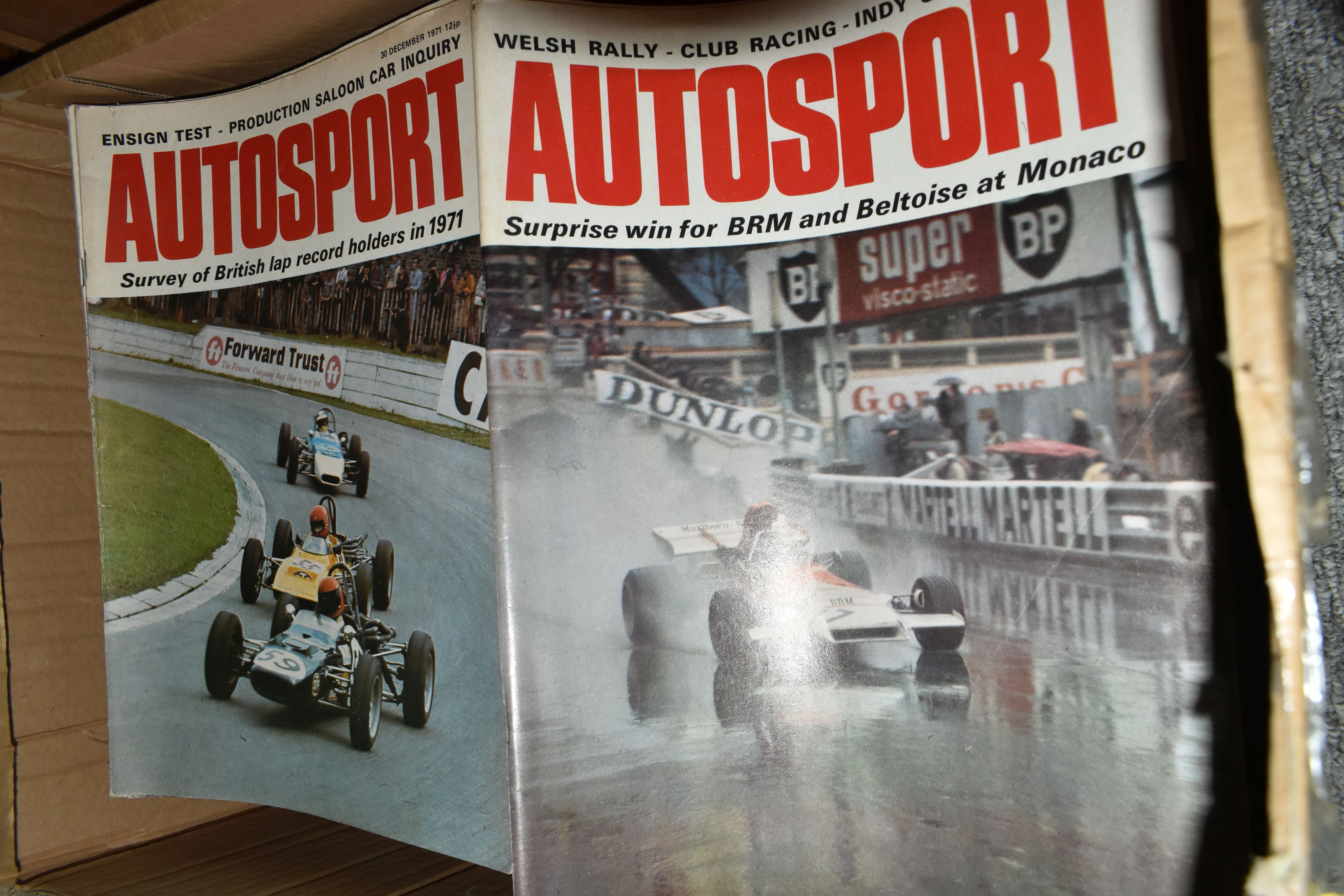 EIGHT BOXES OF AUTOSPORT MAGAZINES, editions range from 1971 to 2015 together with a box - Image 4 of 7