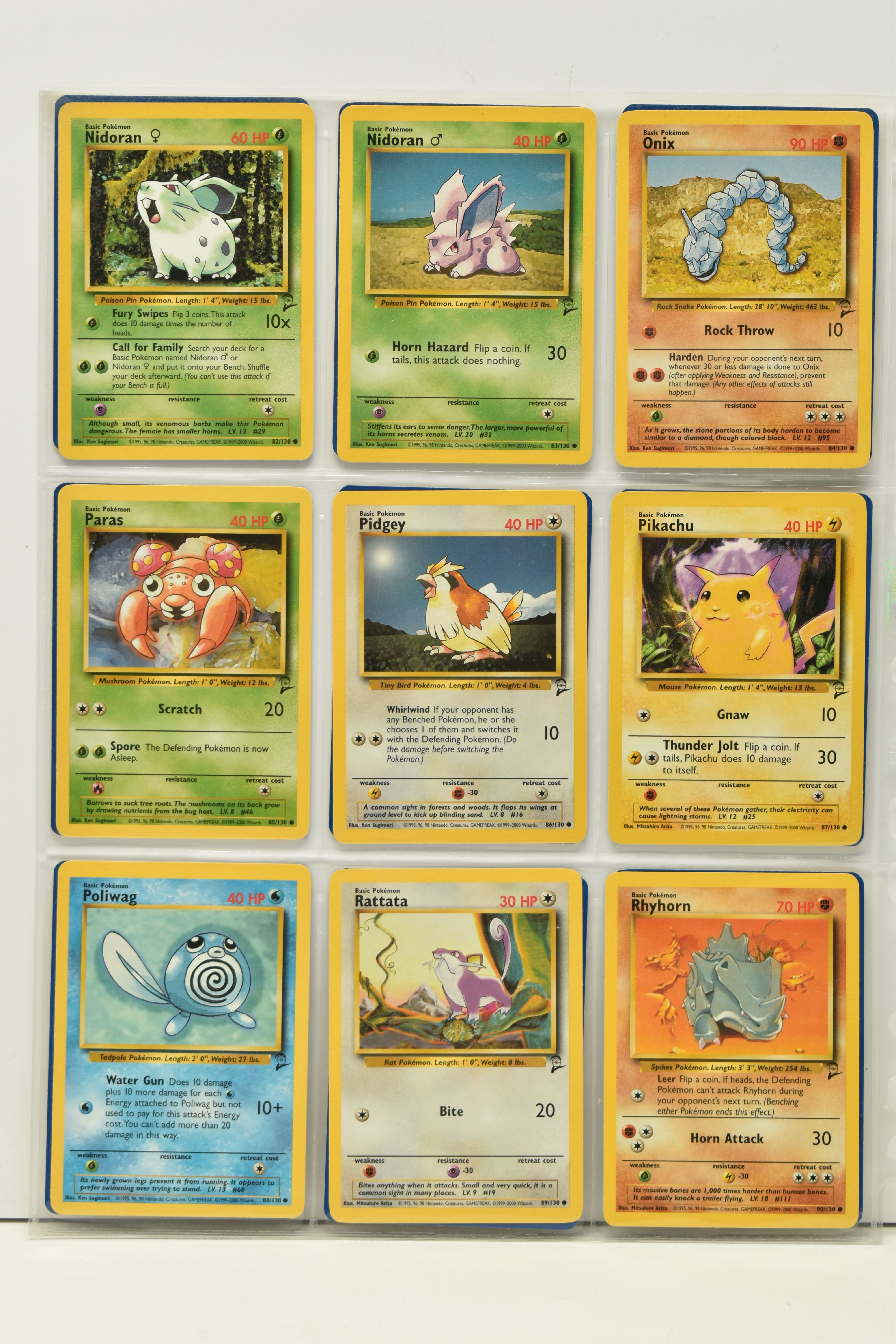 POKEMON COMPLETE BASE SET 2, all 130 cards are present, condition ranges from lightly played to - Image 10 of 15