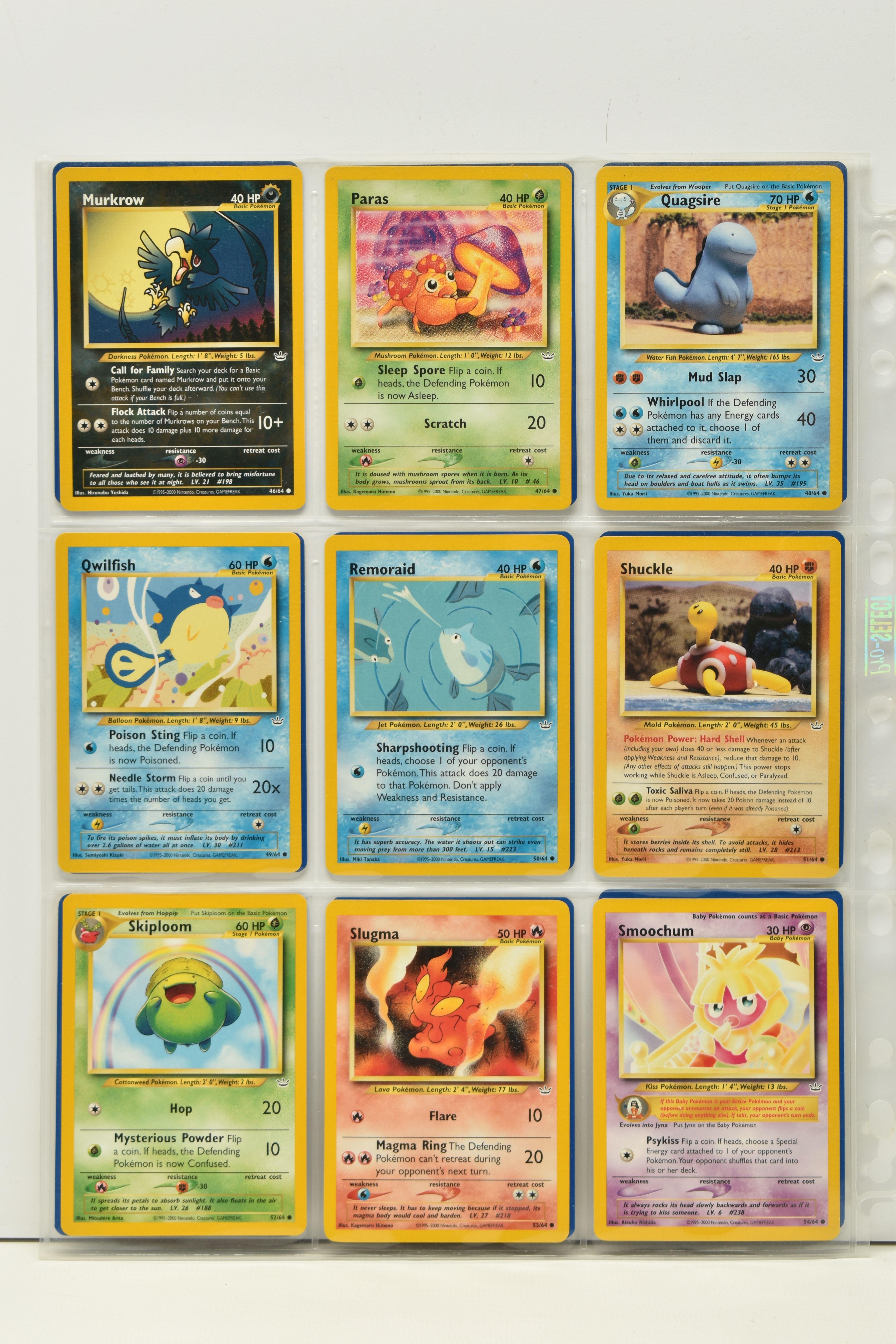 POKEMON COMPLETE NEO REVELATION SET, all 66 cards are present, including the secret rare Shining - Image 6 of 8