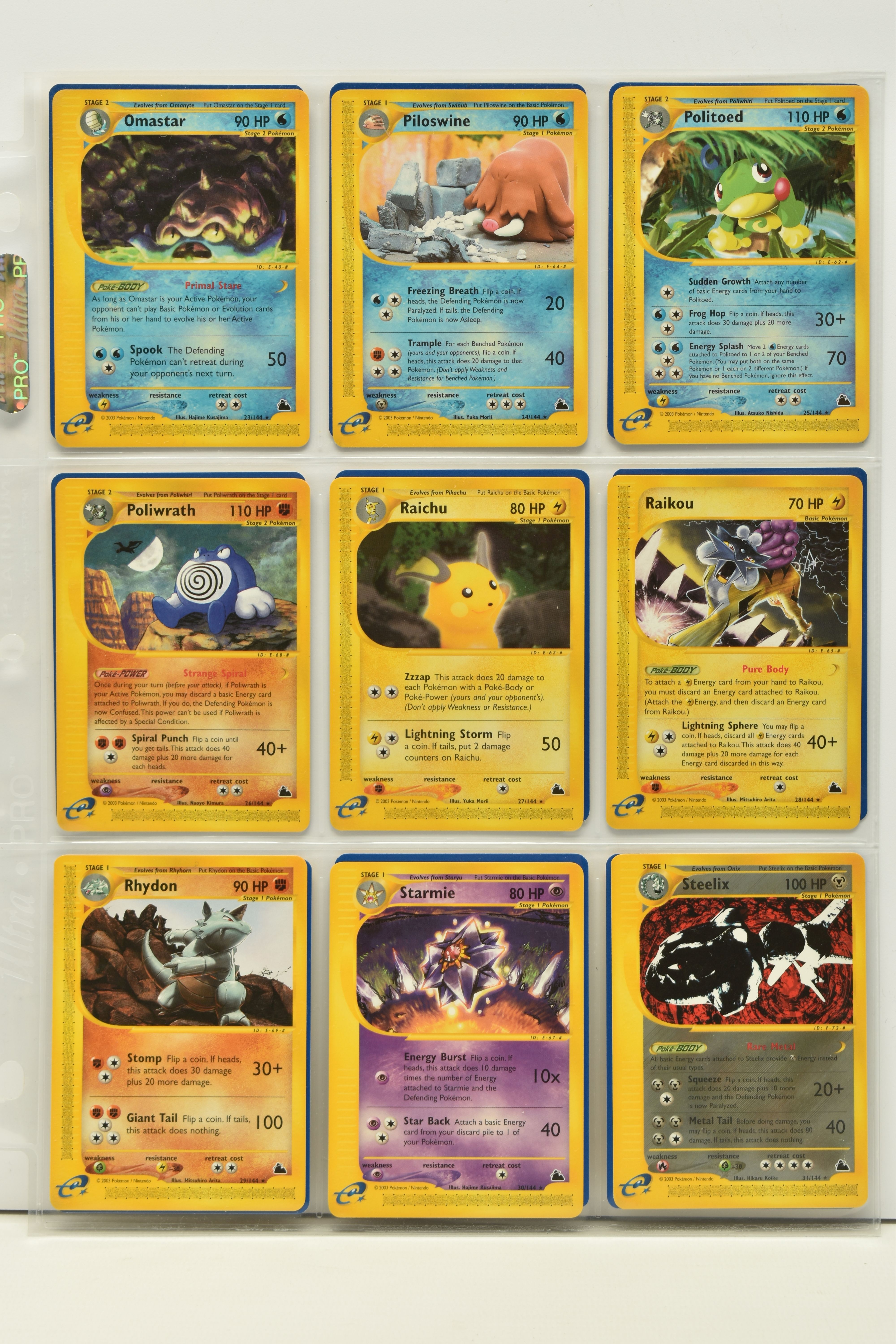 POKEMON COMPLETE SKYRIDGE MASTER SET, all cards are present, including all the secret rare cards and - Image 7 of 37