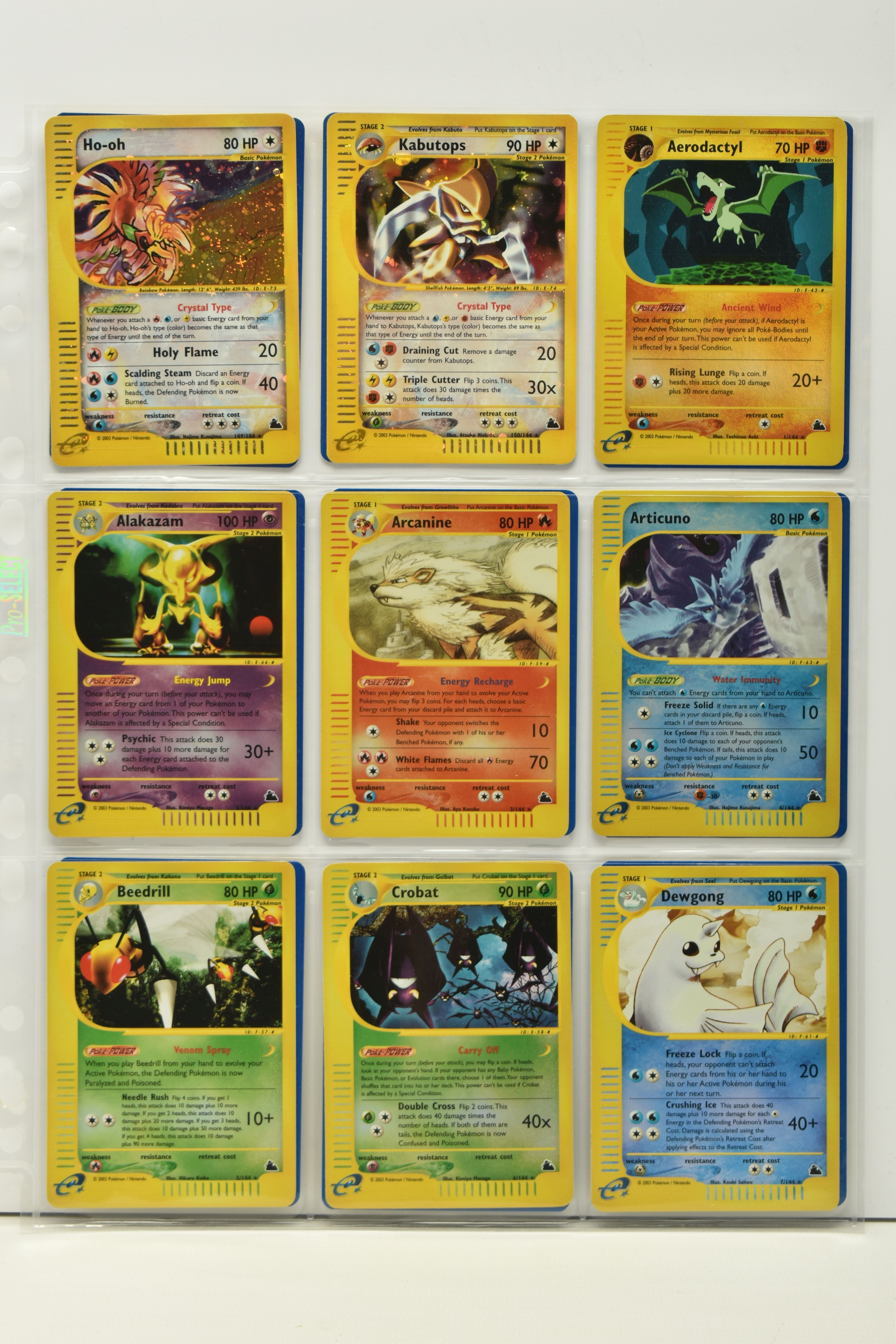 POKEMON COMPLETE SKYRIDGE MASTER SET, all cards are present, including all the secret rare cards and - Image 21 of 37