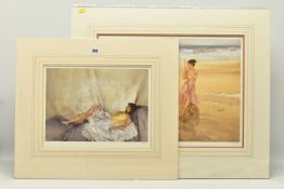 WILLIAM RUSSELL FLINT (1880-1969) TWO LIMITED EDITION PRINTS, comprising 'Cecilia Reclining'