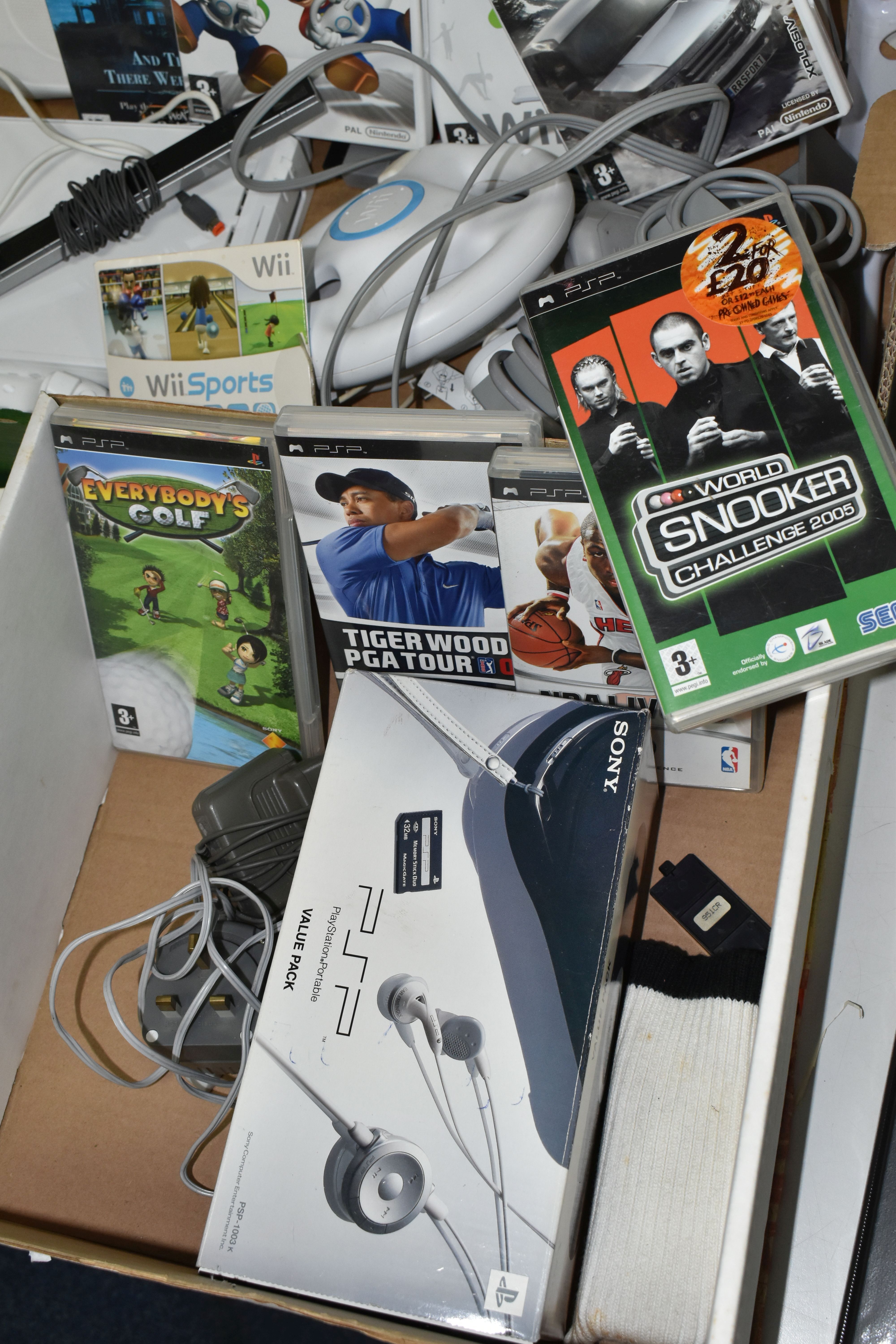NINTENDO DS, NINTENDO WII, SONY PSP, GAMES, AND ACCESSORIES, games include Mario Kart Wii (Wii), Wii - Image 2 of 10