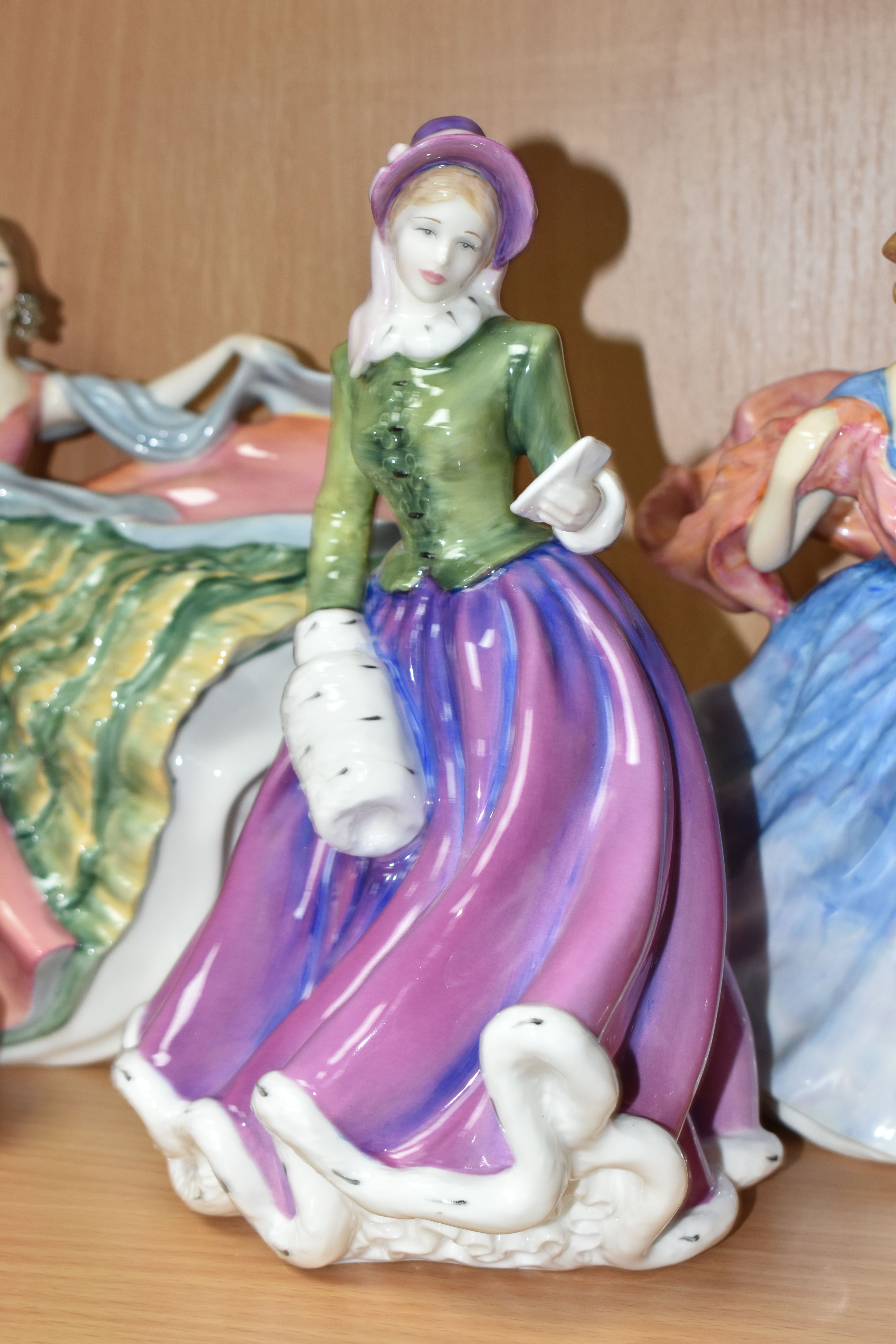 FIVE ROYAL DOULTON FIGURINES, comprising Fond Farewell HN3815, Specially for You HN4232, Morning - Image 3 of 7