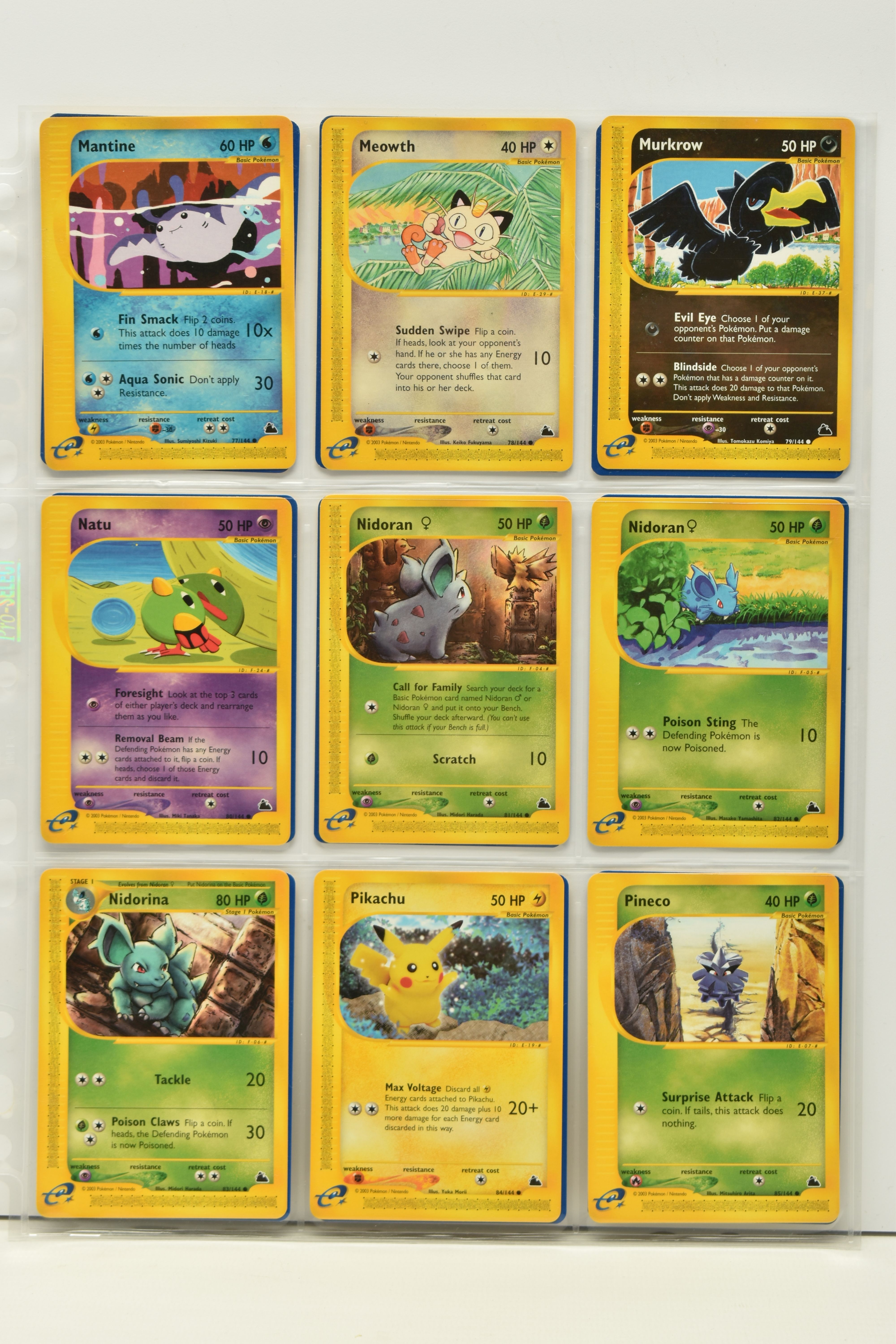POKEMON COMPLETE SKYRIDGE MASTER SET, all cards are present, including all the secret rare cards and - Image 13 of 37