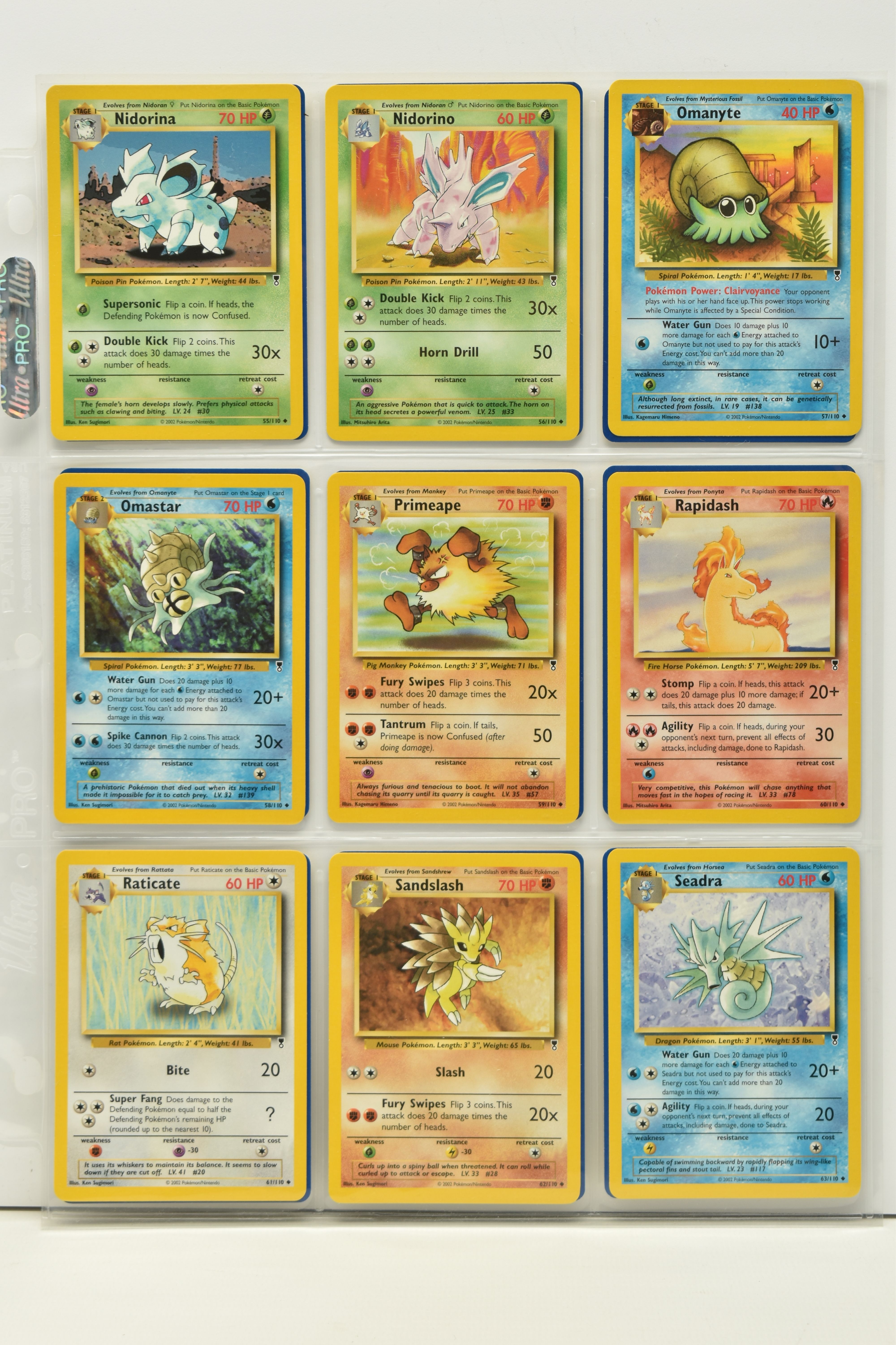 POKEMON COMPLETE LEGENDARY COLLECTION MASTER SET, all cards are present, including their reverse - Image 7 of 25