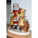 A BOXED ROYAL DOULTON 'FATHER CHRISTMAS 2012: CHRISTMAS JOY' FIGURE GROUP, HN5548, depicting