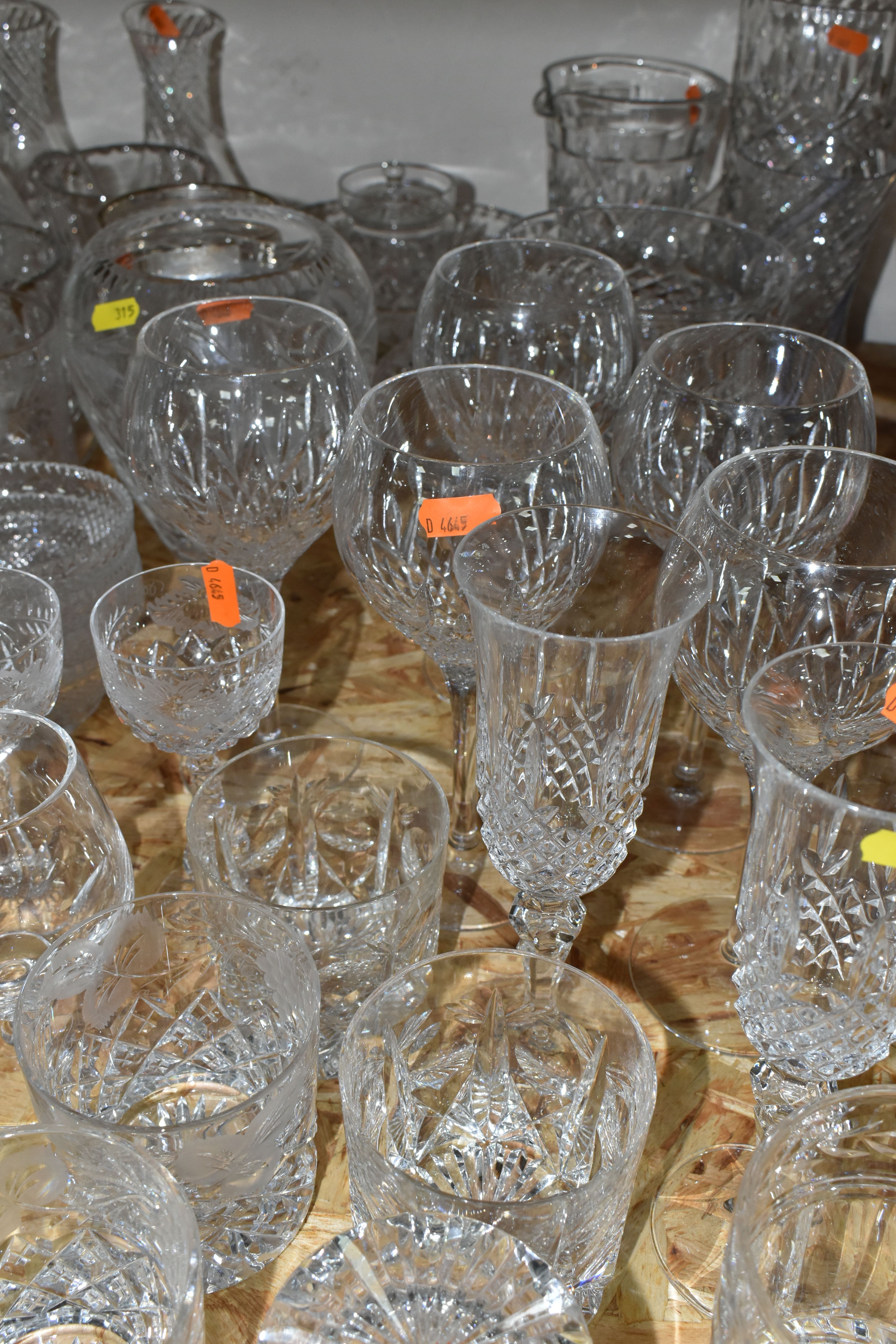 A QUANTITY OF CUT CRYSTAL AND GLASSWARE, maker's names include Royal Brierly, Stuart Crystal, - Image 4 of 6