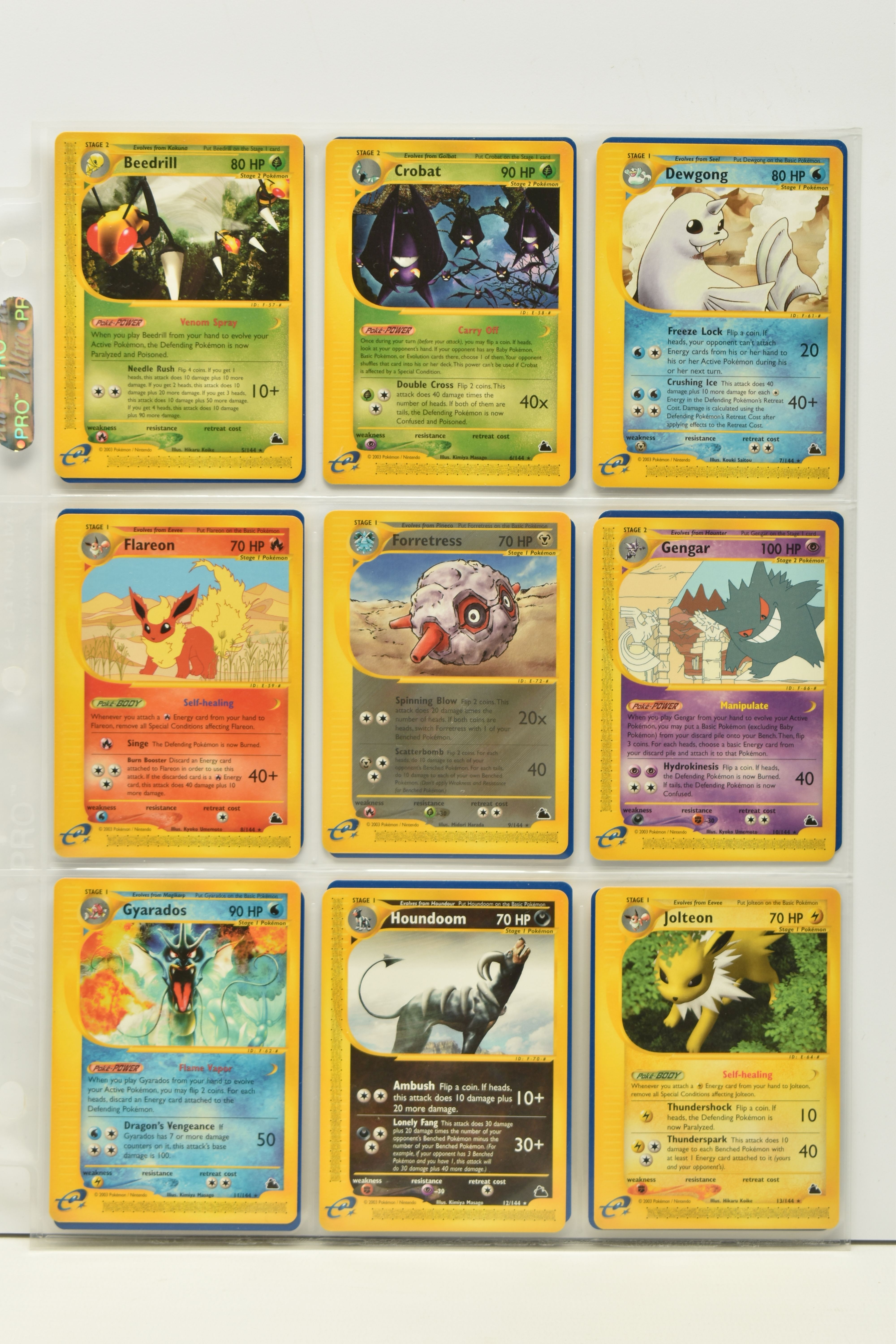 POKEMON COMPLETE SKYRIDGE MASTER SET, all cards are present, including all the secret rare cards and - Image 5 of 37