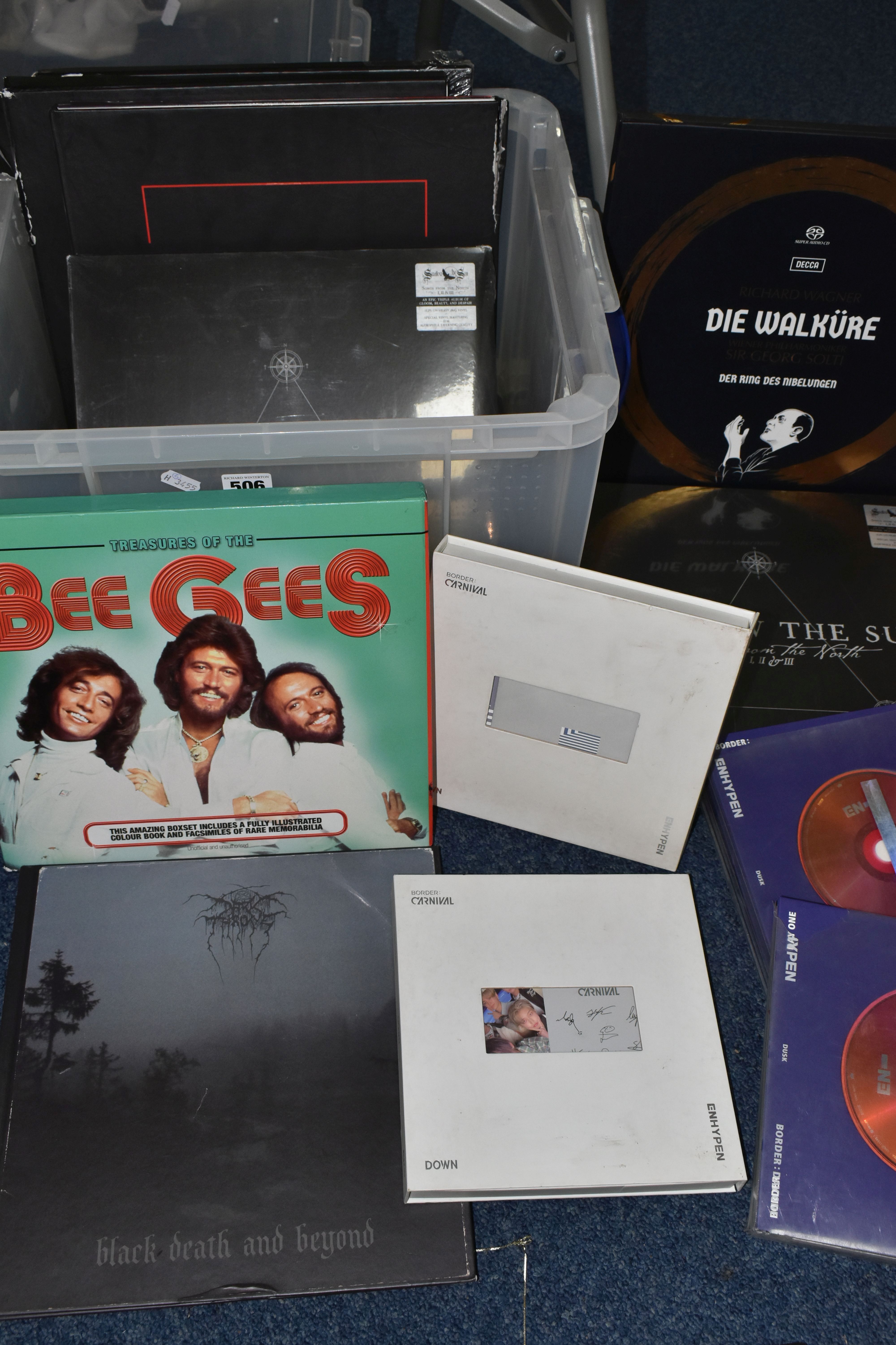 A SELECTION OF SPECIAL EDITION MUSIC MEMORABILIA, pieces include 'Treasures of the Beegees' book