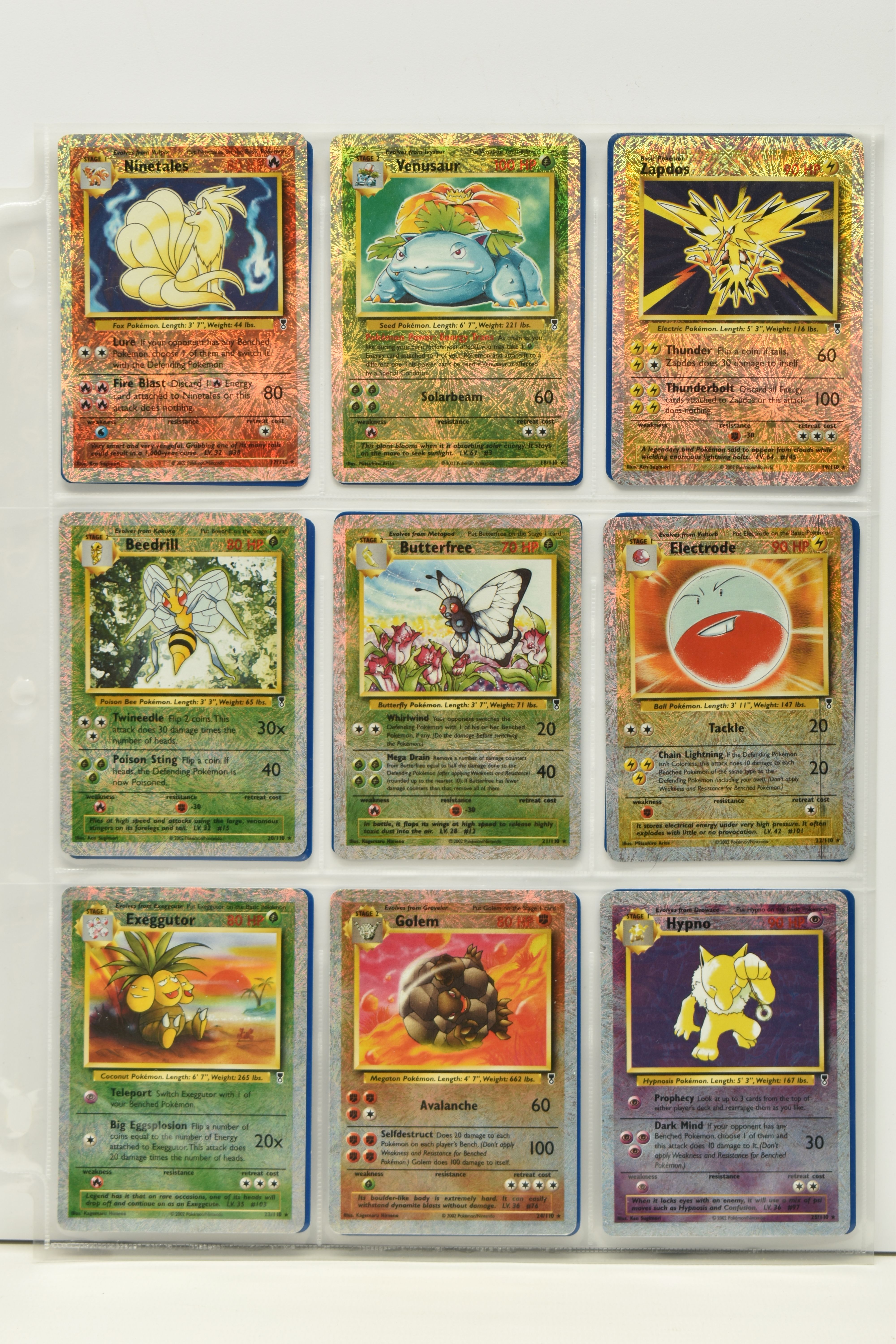 POKEMON COMPLETE LEGENDARY COLLECTION MASTER SET, all cards are present, including their reverse - Image 15 of 25