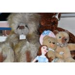 A QUANTITY OF MODERN SOFT TOY BEARS, to include Kaycee Bears by Kelsey Cunningham 'Elvis',