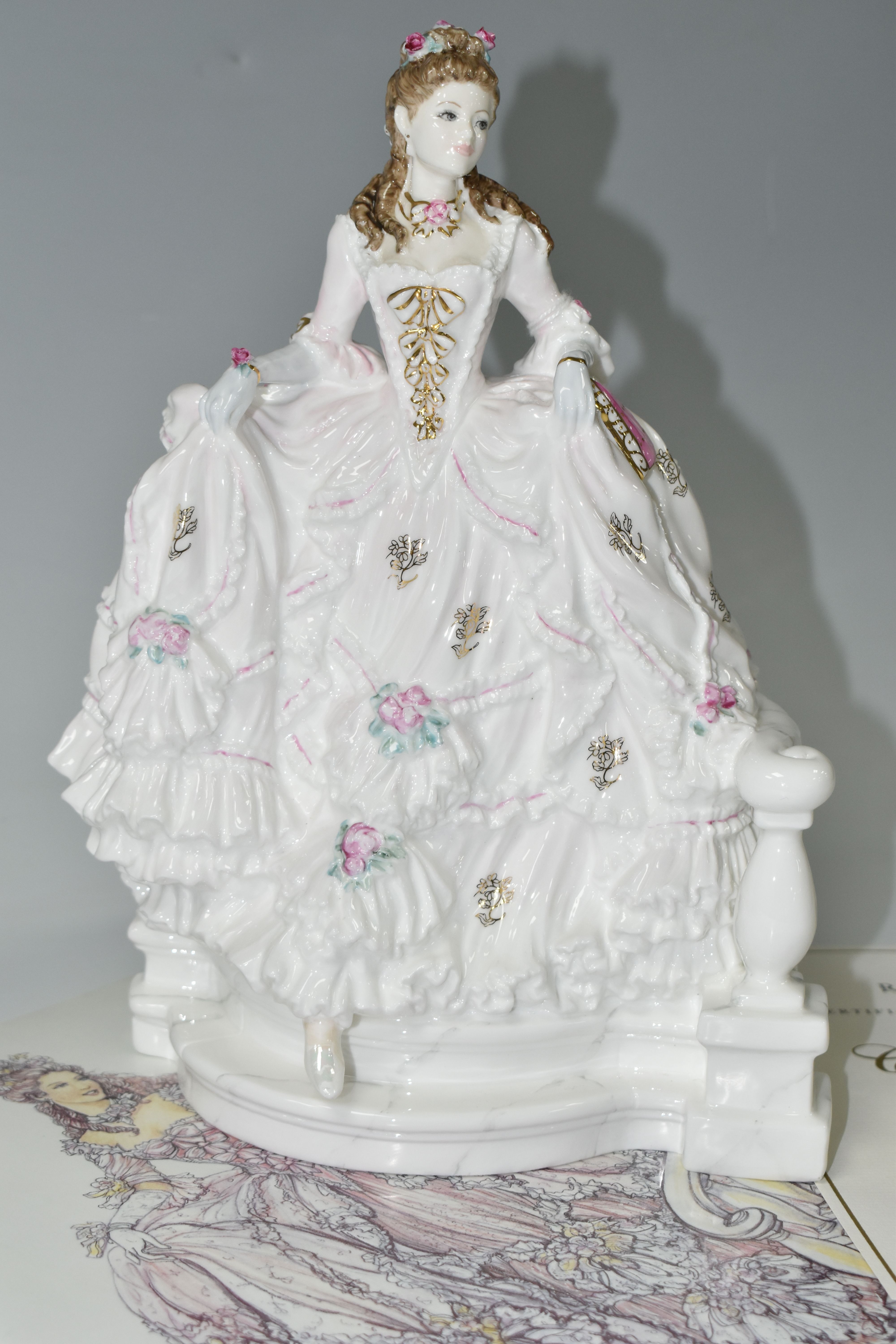 A ROYAL DOULTON LIMITED EDITION 'CINDERELLA' FIGURINE, HN3991, from the 'Fairytale Princesses' - Image 3 of 5