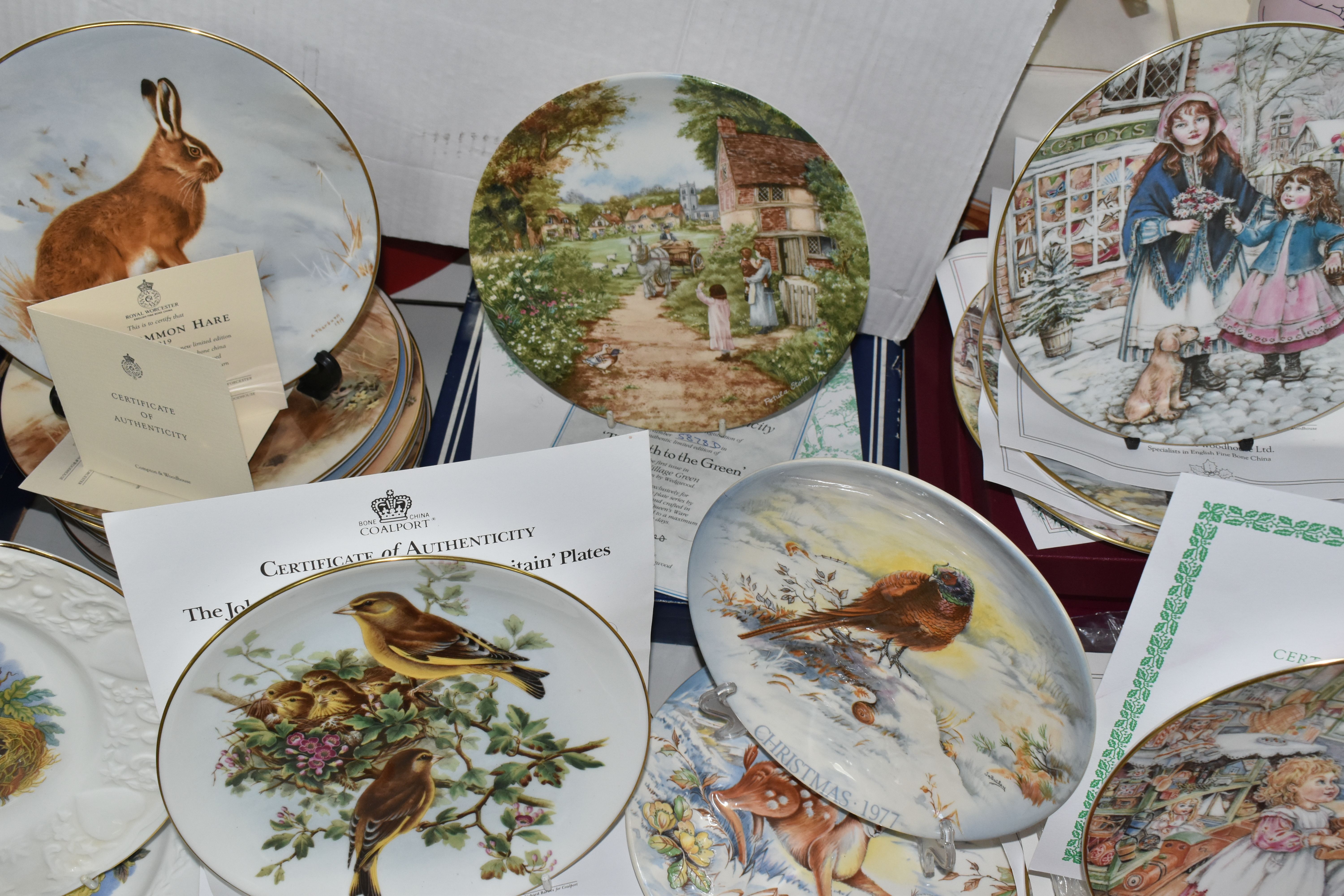 SEVENTY FOUR ROYAL DOULTON, WEDGWOOD, ROYAL WORCESTER AND COALPORT COLLECTORS PLATES, AND THIRTY TWO - Image 5 of 7