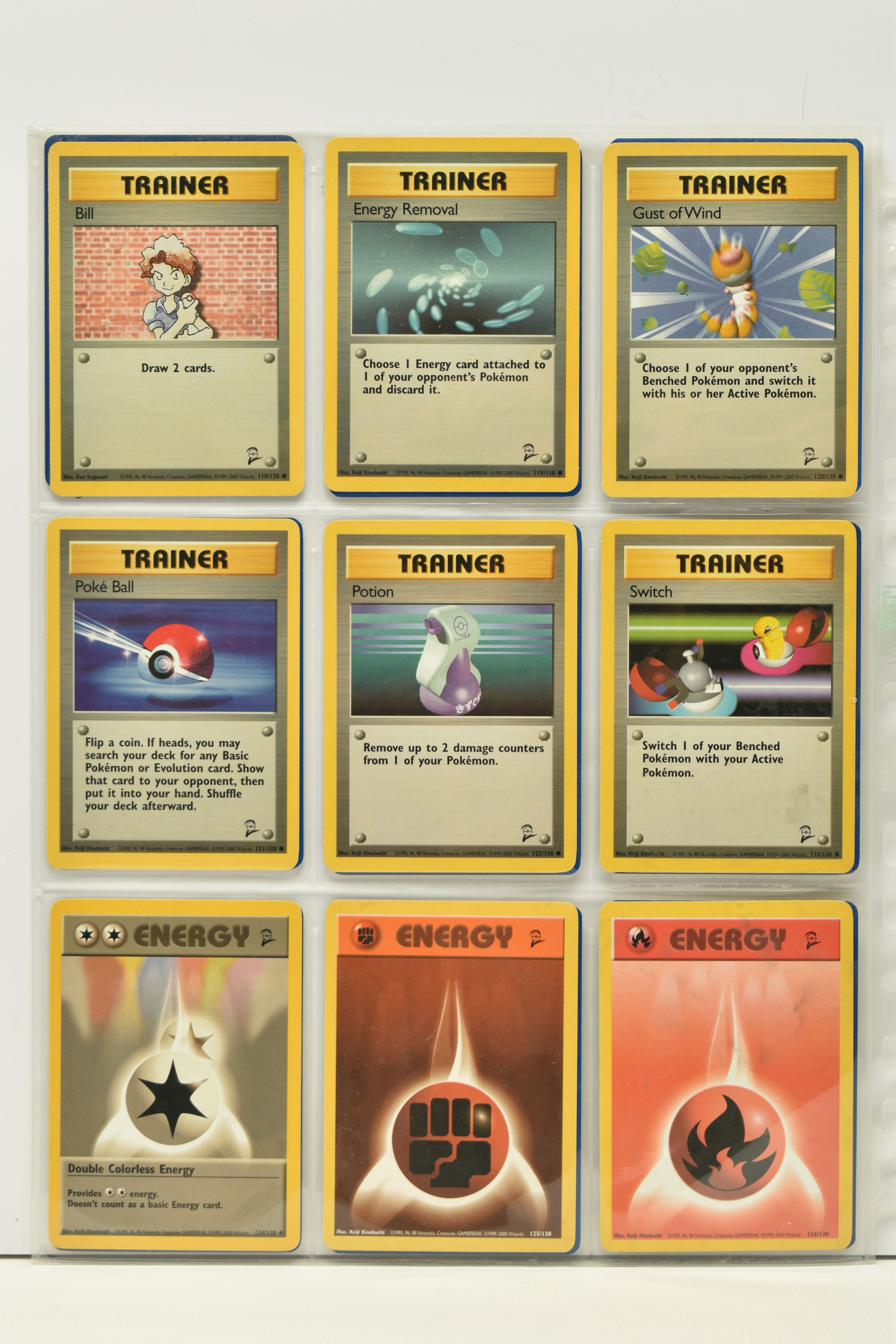POKEMON COMPLETE BASE SET 2, all 130 cards are present, condition ranges from lightly played to - Image 14 of 15