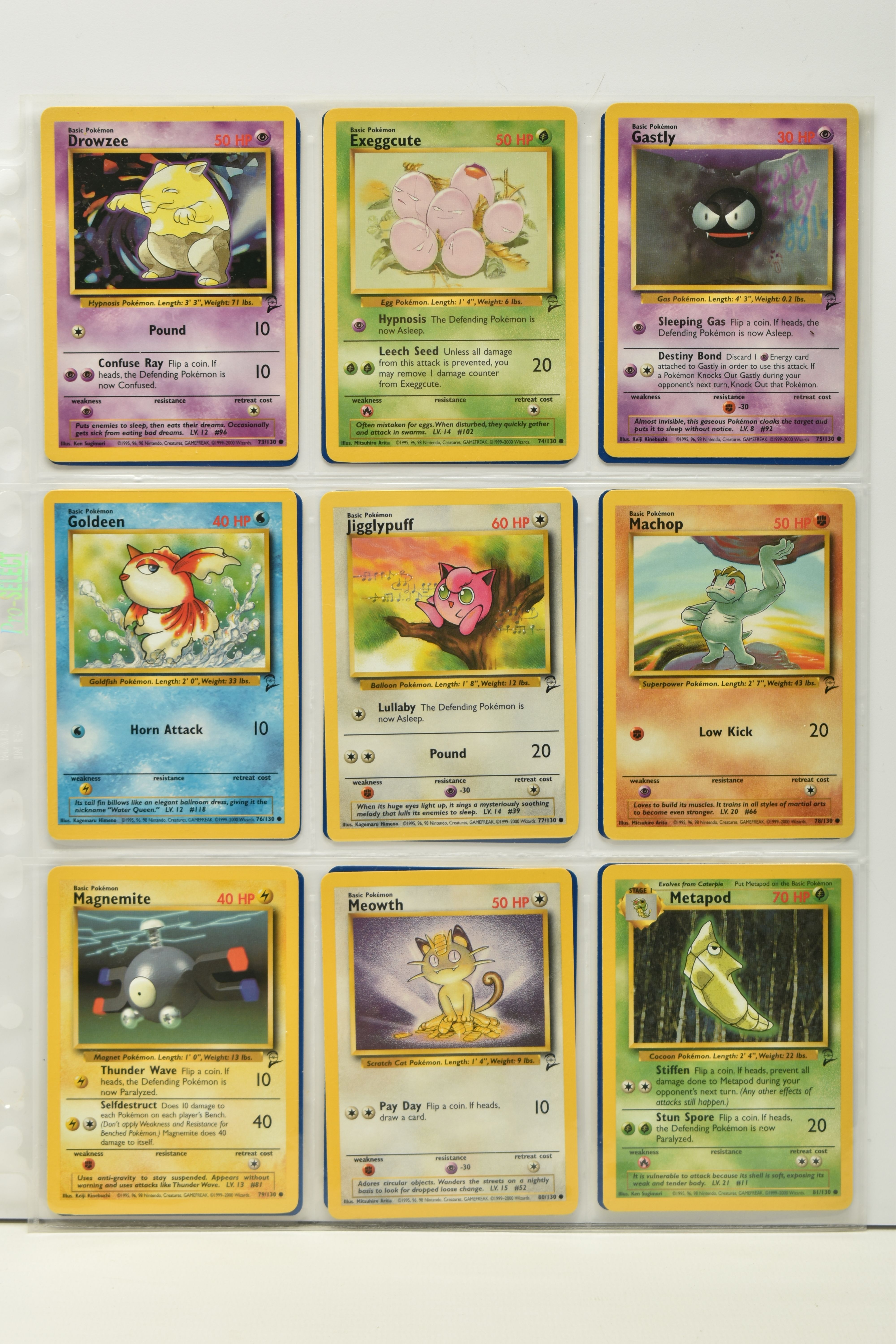 POKEMON COMPLETE BASE SET 2, all 130 cards are present, condition ranges from lightly played to - Image 9 of 15