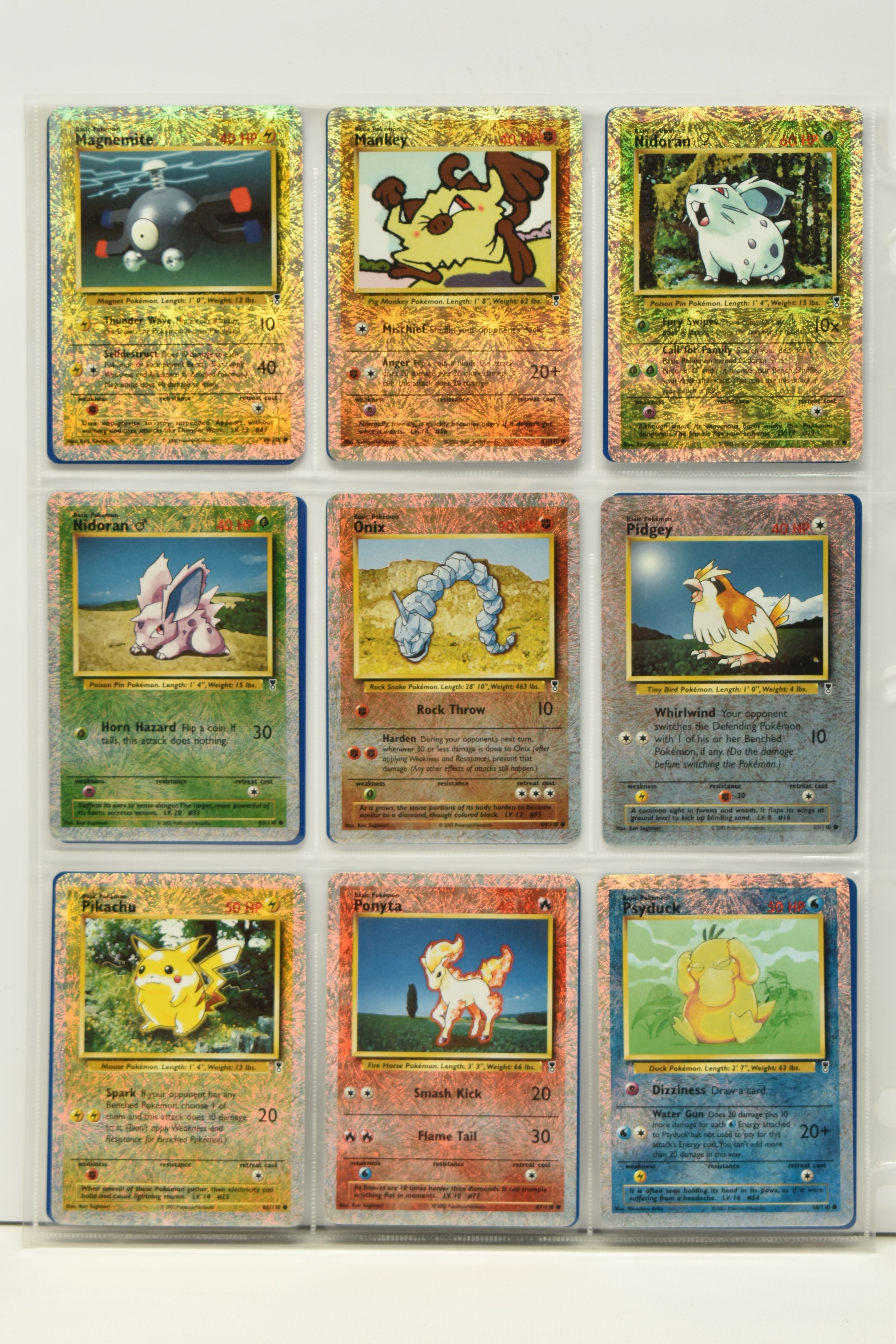 POKEMON COMPLETE LEGENDARY COLLECTION MASTER SET, all cards are present, including their reverse - Image 22 of 25