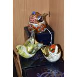 THREE BOXED ROYAL CROWN DERBY PAPERWEIGHTS, comprising Royal Crown Derby Collectors Guild