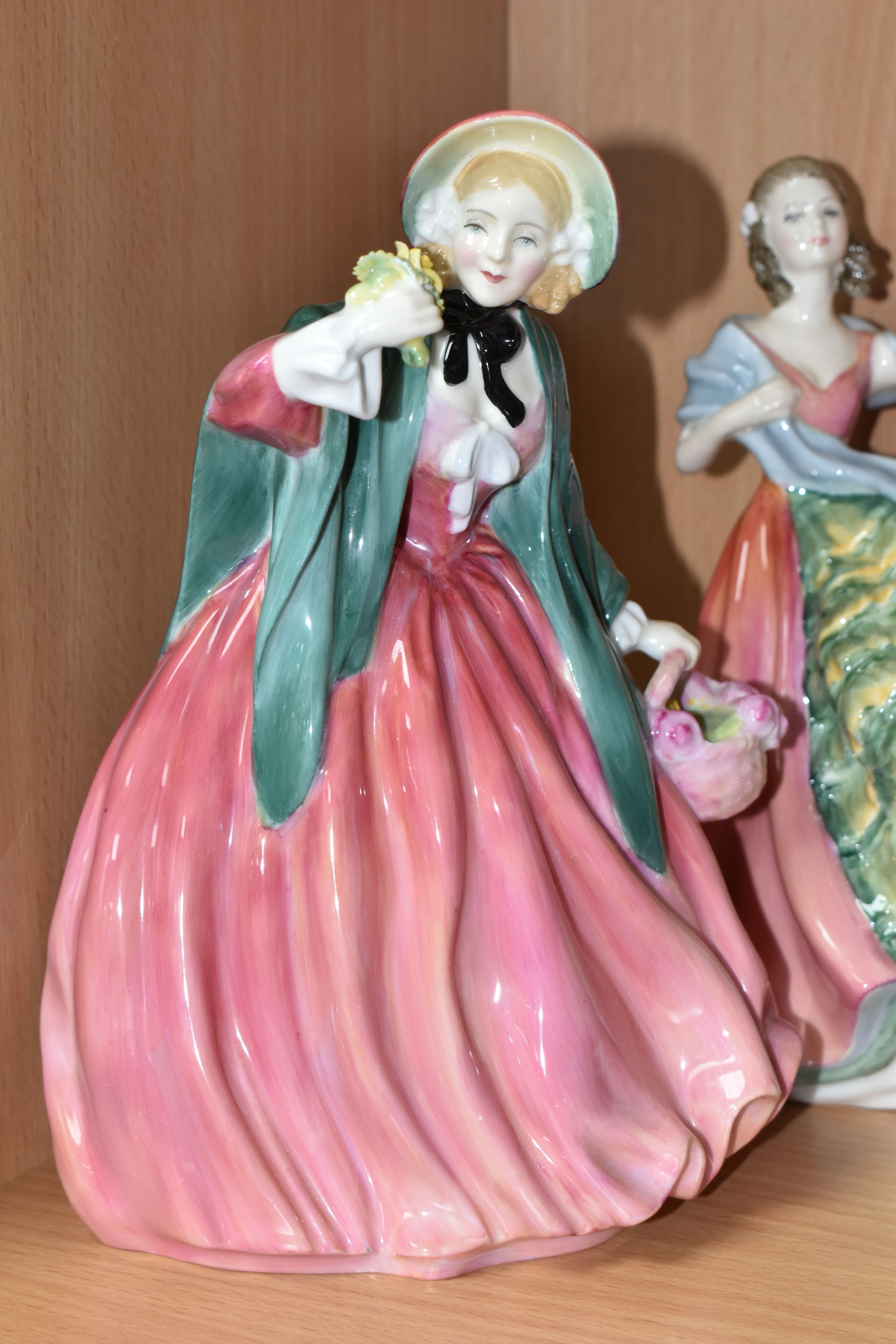 FIVE ROYAL DOULTON FIGURINES, comprising Fond Farewell HN3815, Specially for You HN4232, Morning - Image 4 of 7