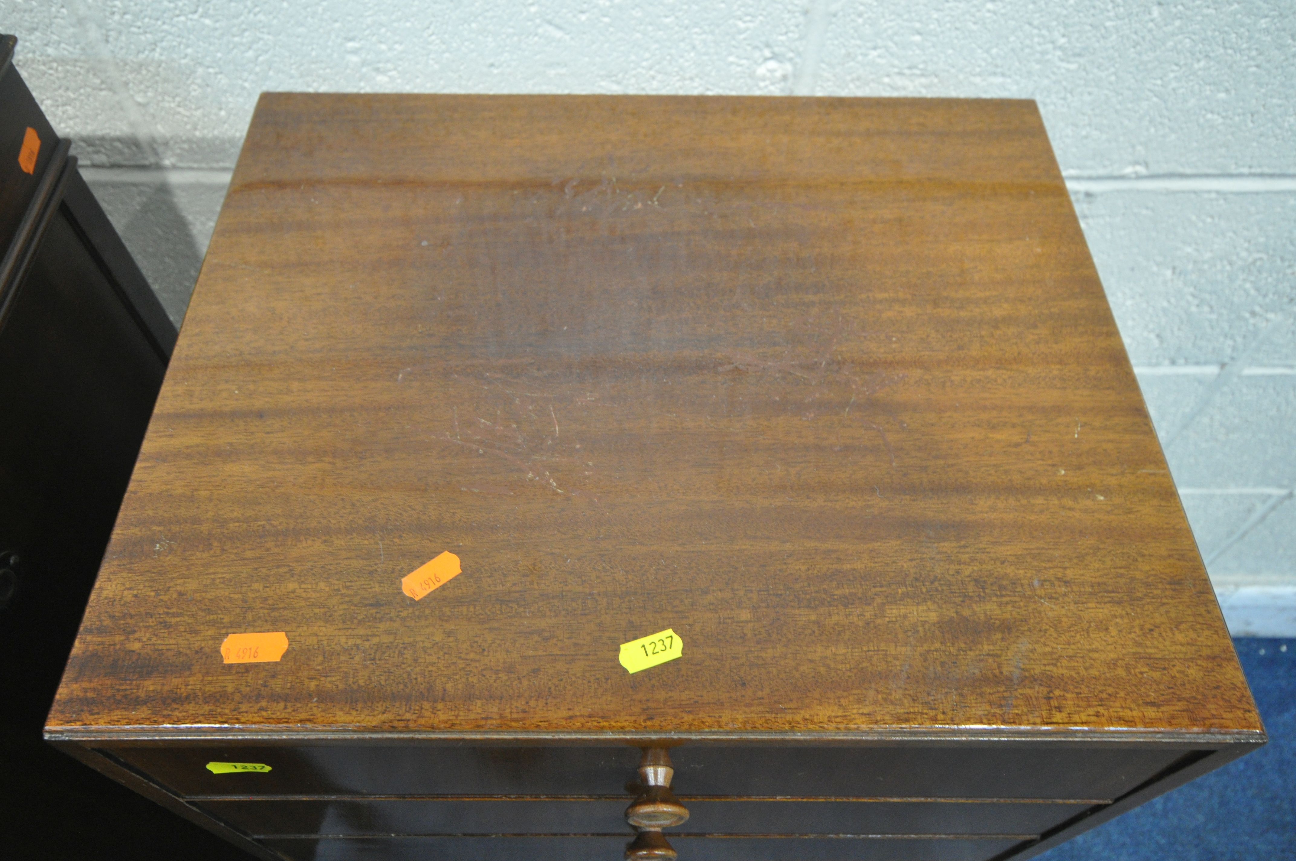 A 20TH CENTURY 'HIS MASTERS VOICE' GRAMOPHONE CABINET, with a hinged lid and four doors, width - Image 6 of 8