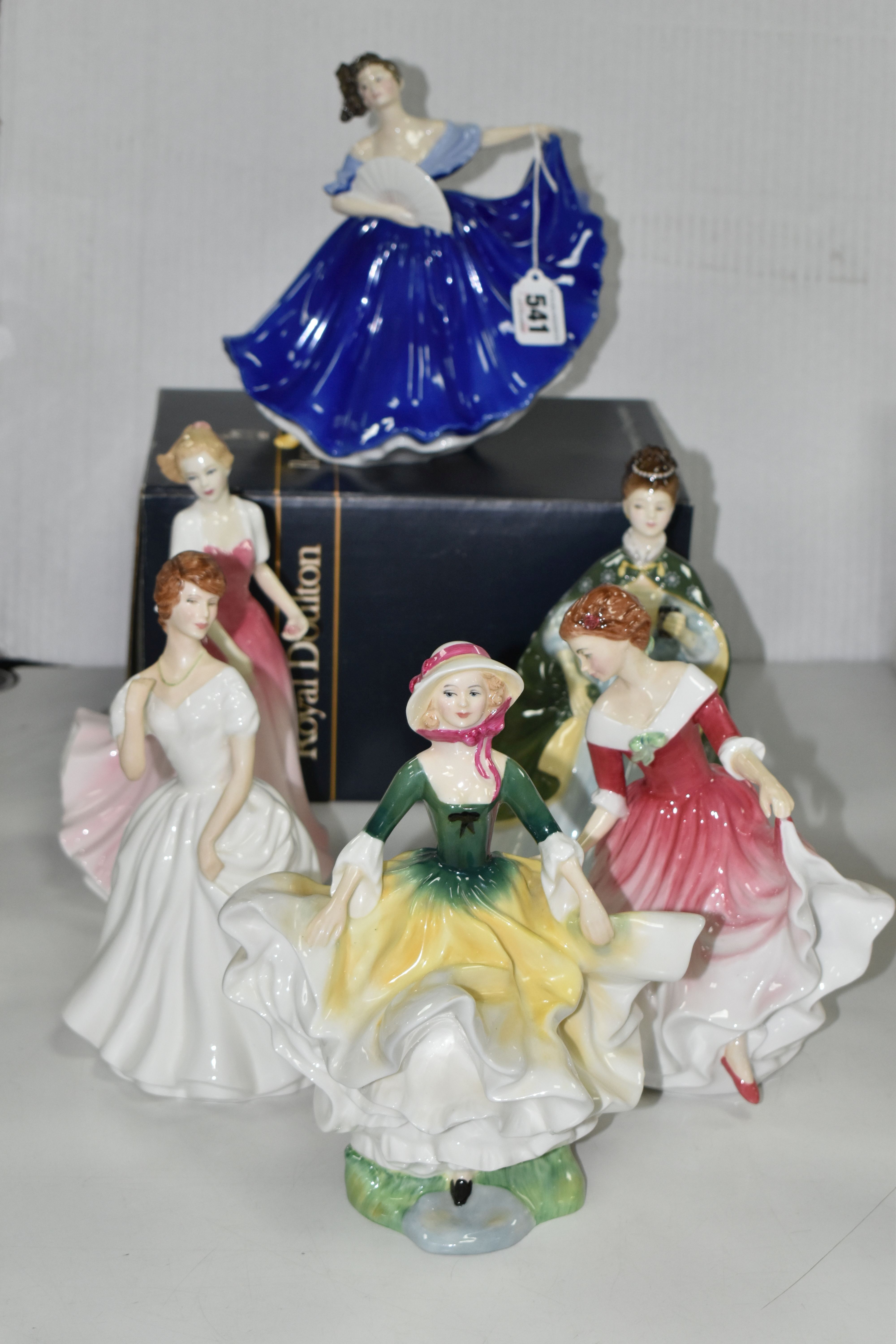 SIX ROYAL DOULTON FIGURINES, comprising Becky HN2740, Patricia HN2715, My Best Friend HN3011,