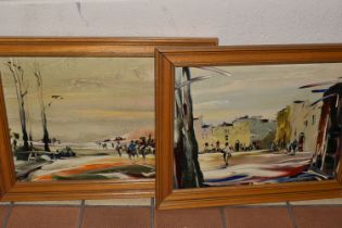DEAKINS DEAKINS (BRITISH 1911-1982) TWO POST IMPRESSIONIST STYLE OILS ON BOARD, the first