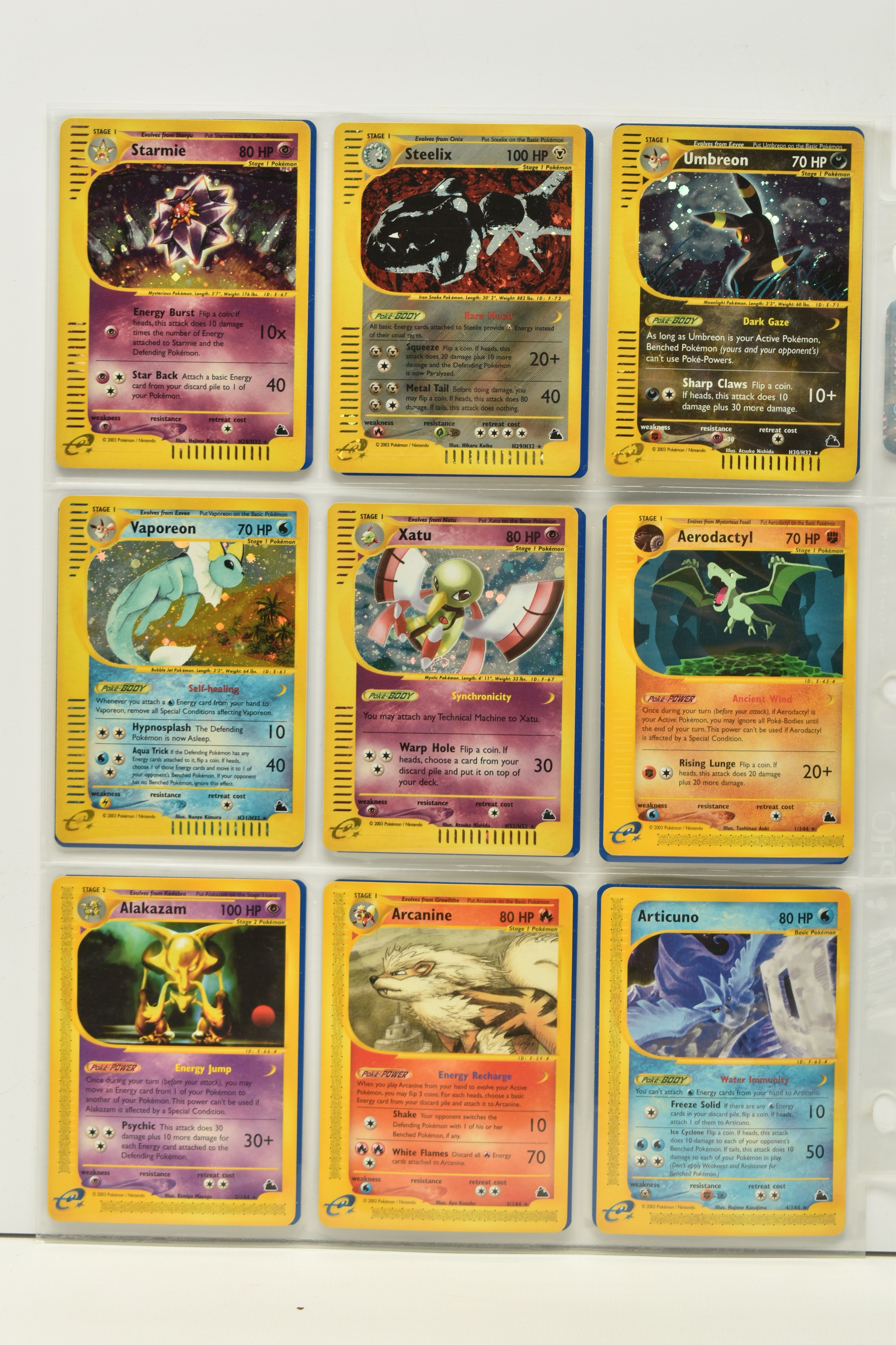 POKEMON COMPLETE SKYRIDGE MASTER SET, all cards are present, including all the secret rare cards and - Image 4 of 37