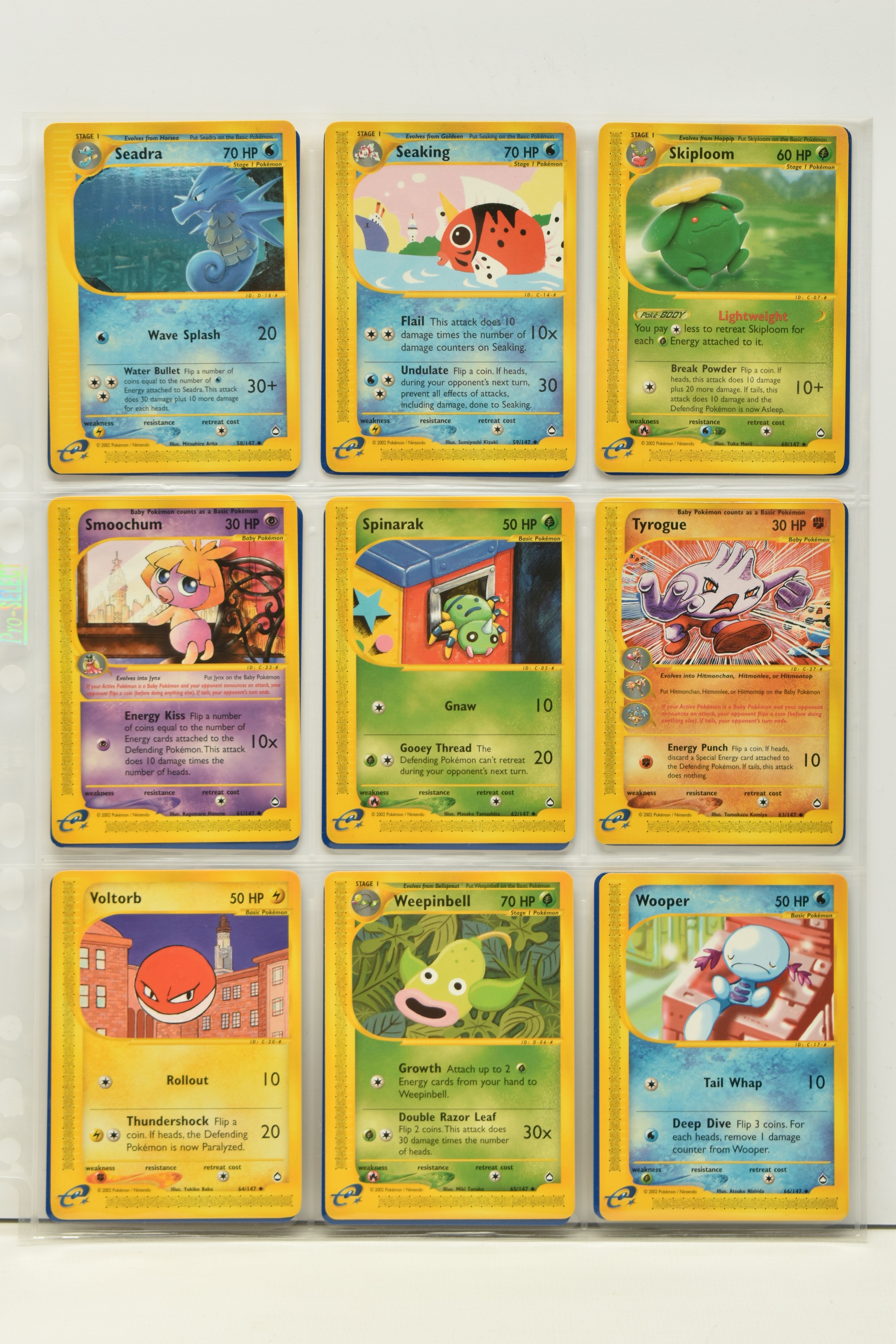 POKEMON COMPLETE AQUAPOLIS MASTER SET, all cards are present, including the secret rare Kingdra, - Image 11 of 38