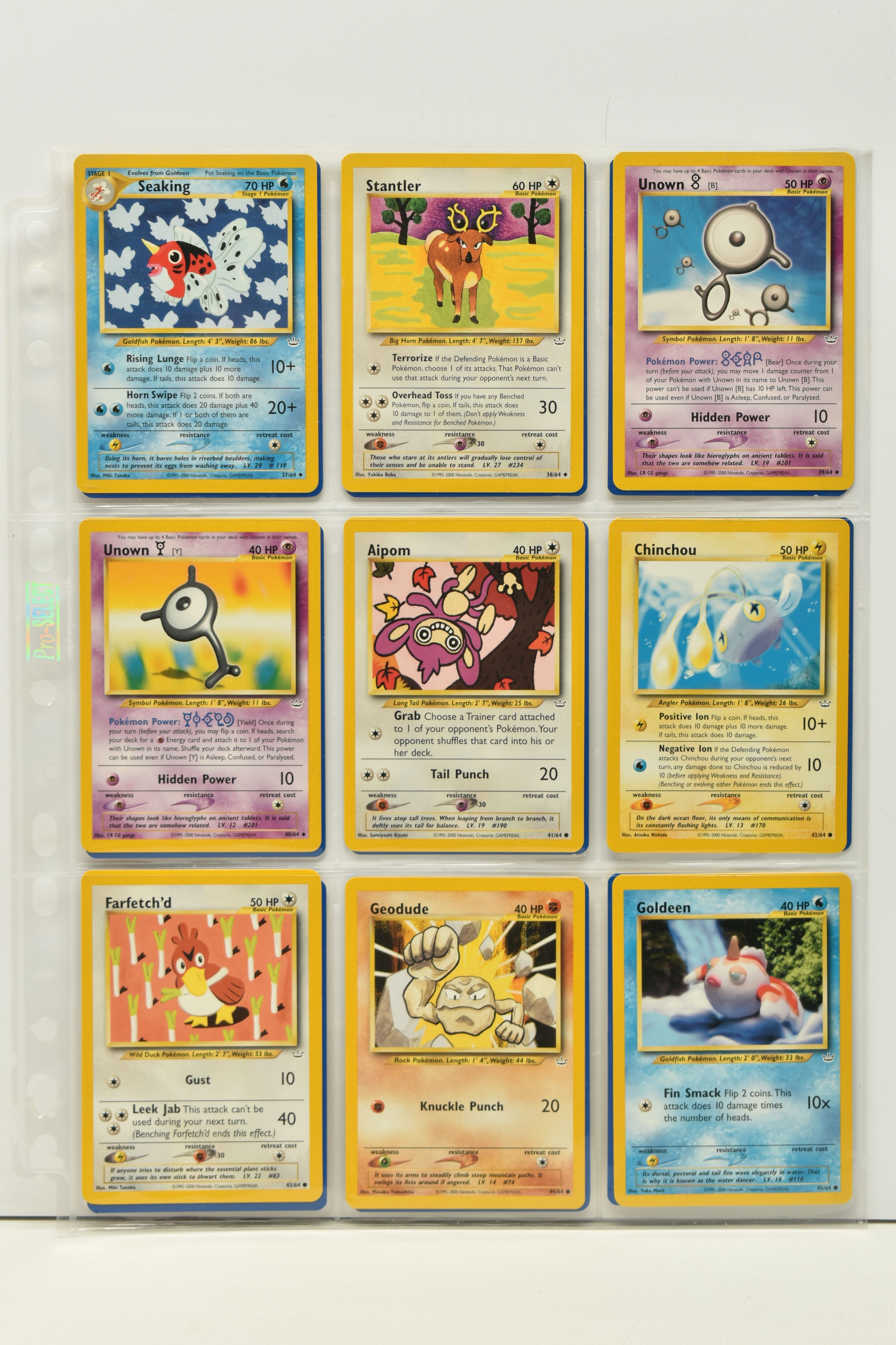 POKEMON COMPLETE NEO REVELATION SET, all 66 cards are present, including the secret rare Shining - Image 5 of 8