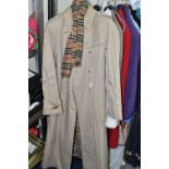 ELEVEN ITEMS OF LADIES' 'MADELEINE' CLOTHING AND A BELTED BURBERRY TRENCH COAT, to include twelve