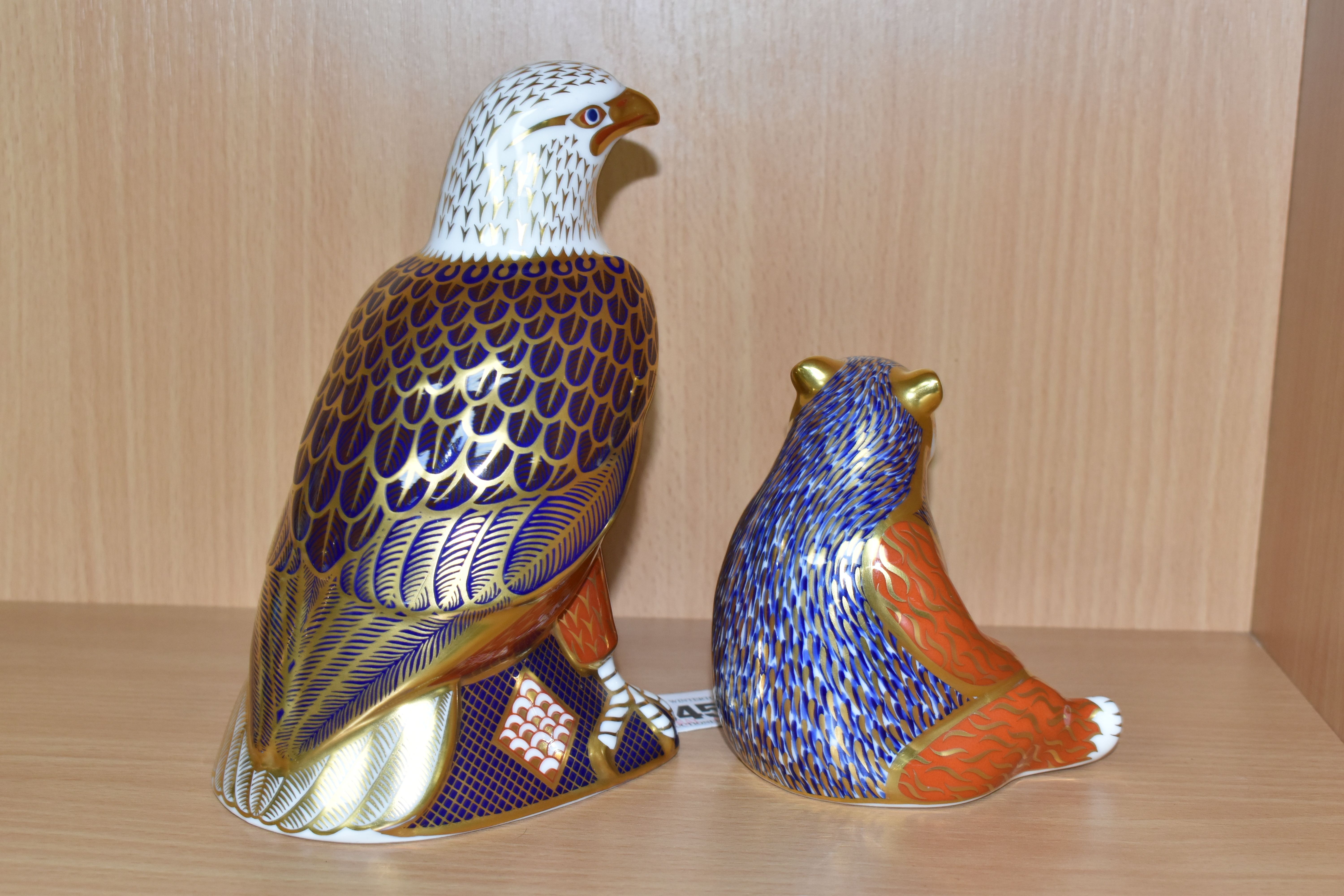 TWO ROYAL CROWN DERBY IMARI PAPERWEIGHTS, comprising Honey Bear, first quality with gold stopper, - Image 2 of 4