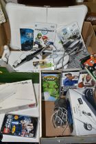 NINTENDO DS, NINTENDO WII, SONY PSP, GAMES, AND ACCESSORIES, games include Mario Kart Wii (Wii), Wii