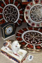 A GROUP OF ROYAL WORCESTER, ROYAL DOULTON AND BUTLERS BESPOKE IMARI PLATES, comprising a Royal