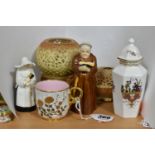 SIX PIECES OF ROYAL WORCESTER AND GRAINGER & CO WORCESTER, comprising five pieces of Royal