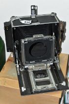 AN MPP MICRO TECHNICAL 5X4 INCH FILM CAMERA, together with a Schneider- Kreuznach Xenar 180mm f4.5