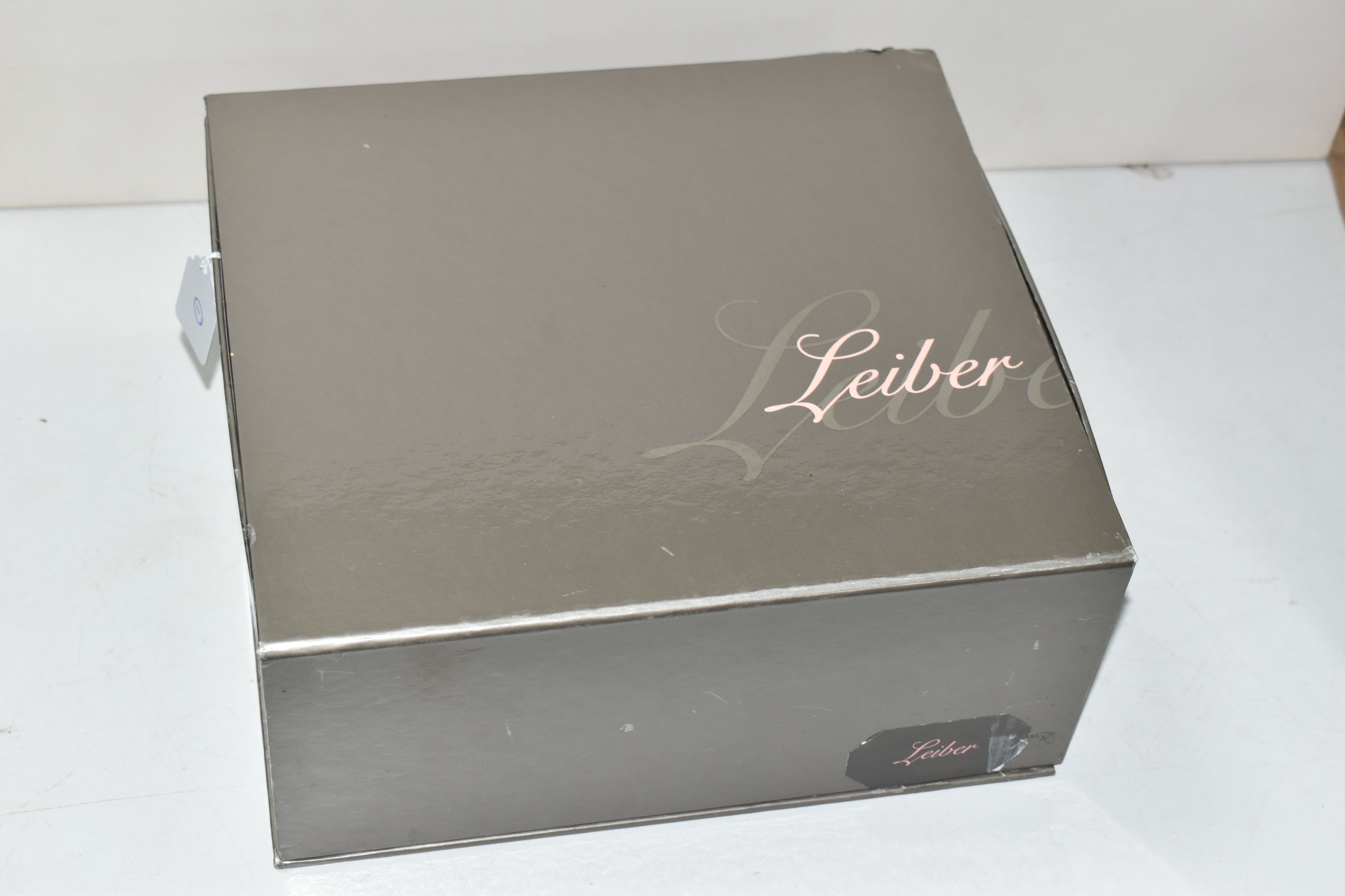 A BOXED JUDITH LEIBER DOUBLE SIDED SILVER DIAMANTE BAG, with grey satin exterior and pink satin - Image 8 of 9