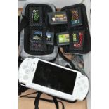 NINTENDO GAMEBOY ADVANCE AND A JAPANESE SONY PSP CONSOLES, Gameboy Advance includes Shrek 2, The