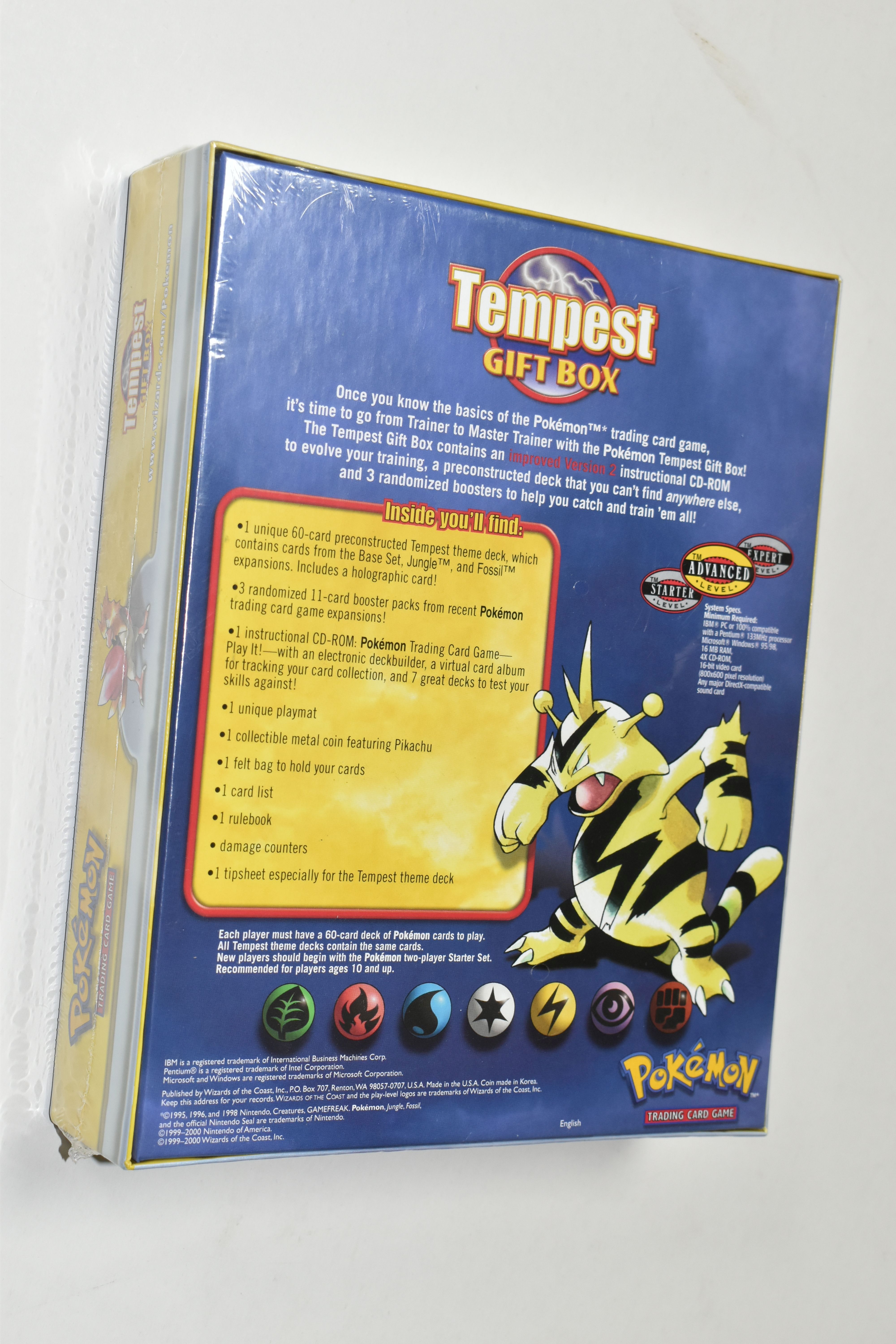 POKEMON TEMPEST GIFT BOX SEALED, seal has small punch hole shaped circles but is otherwise - Image 2 of 2