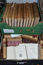 TWO BOXES OF BOOKS comprising twenty-nine James Grant '2s' novels published by George Routledge