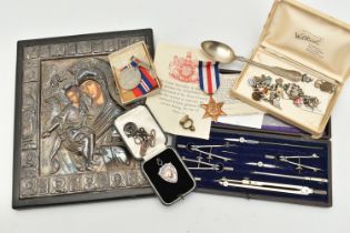 ASSORTED ITEMS, to include a cased 'International Correspondence Schools London, British Made'